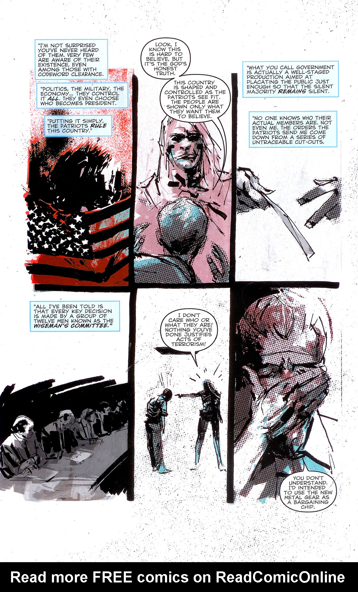 Read online Metal Gear Solid: Sons of Liberty comic -  Issue #7 - 11