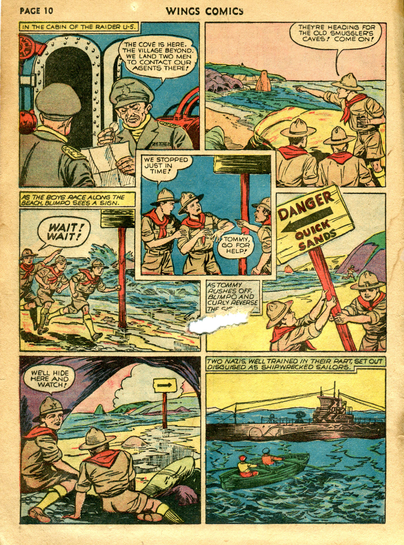 Read online Wings Comics comic -  Issue #5 - 12