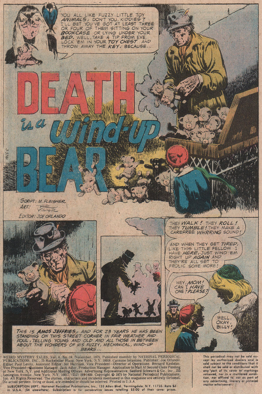 Read online Weird Mystery Tales comic -  Issue #24 - 3