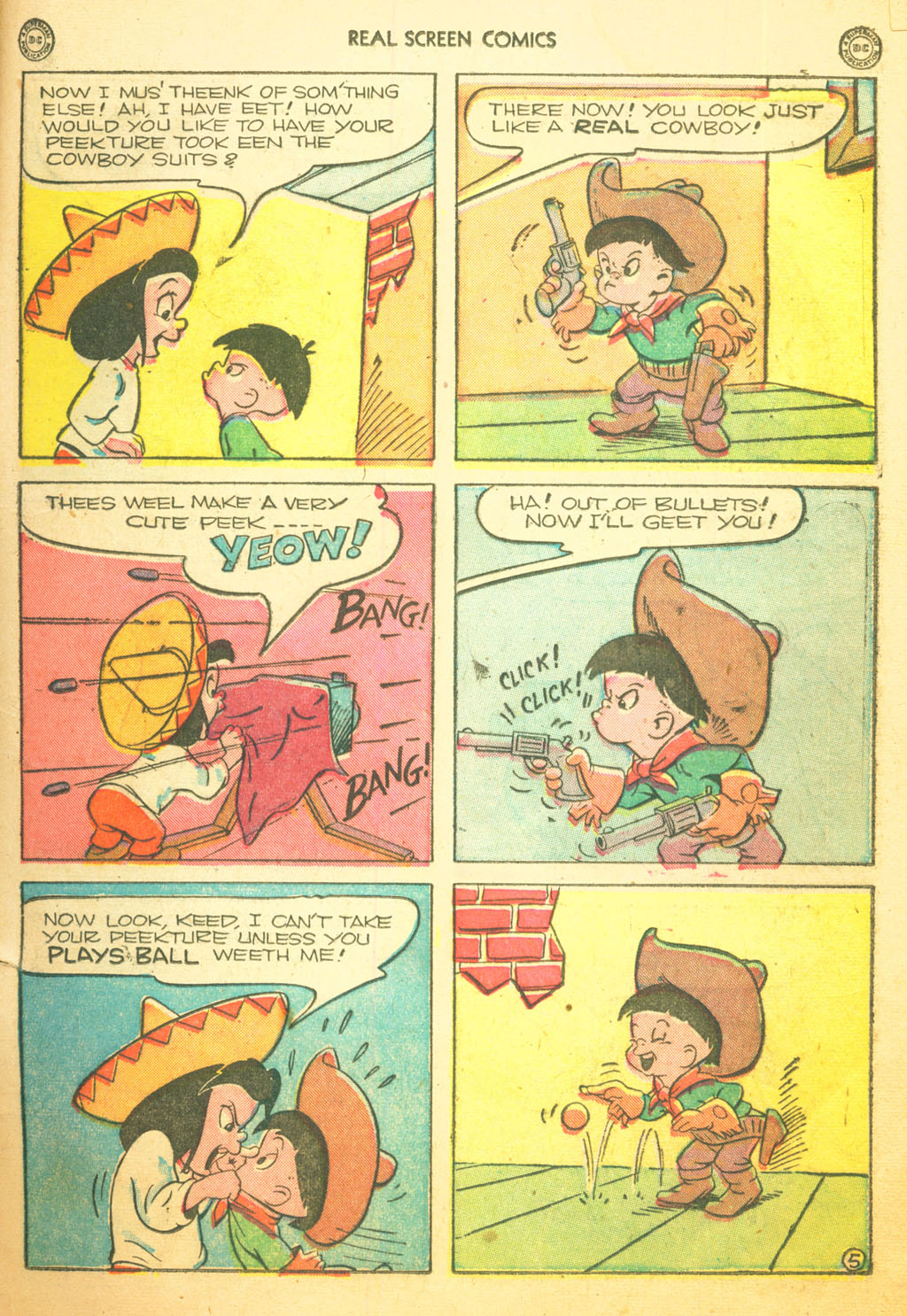 Read online Real Screen Comics comic -  Issue #20 - 17