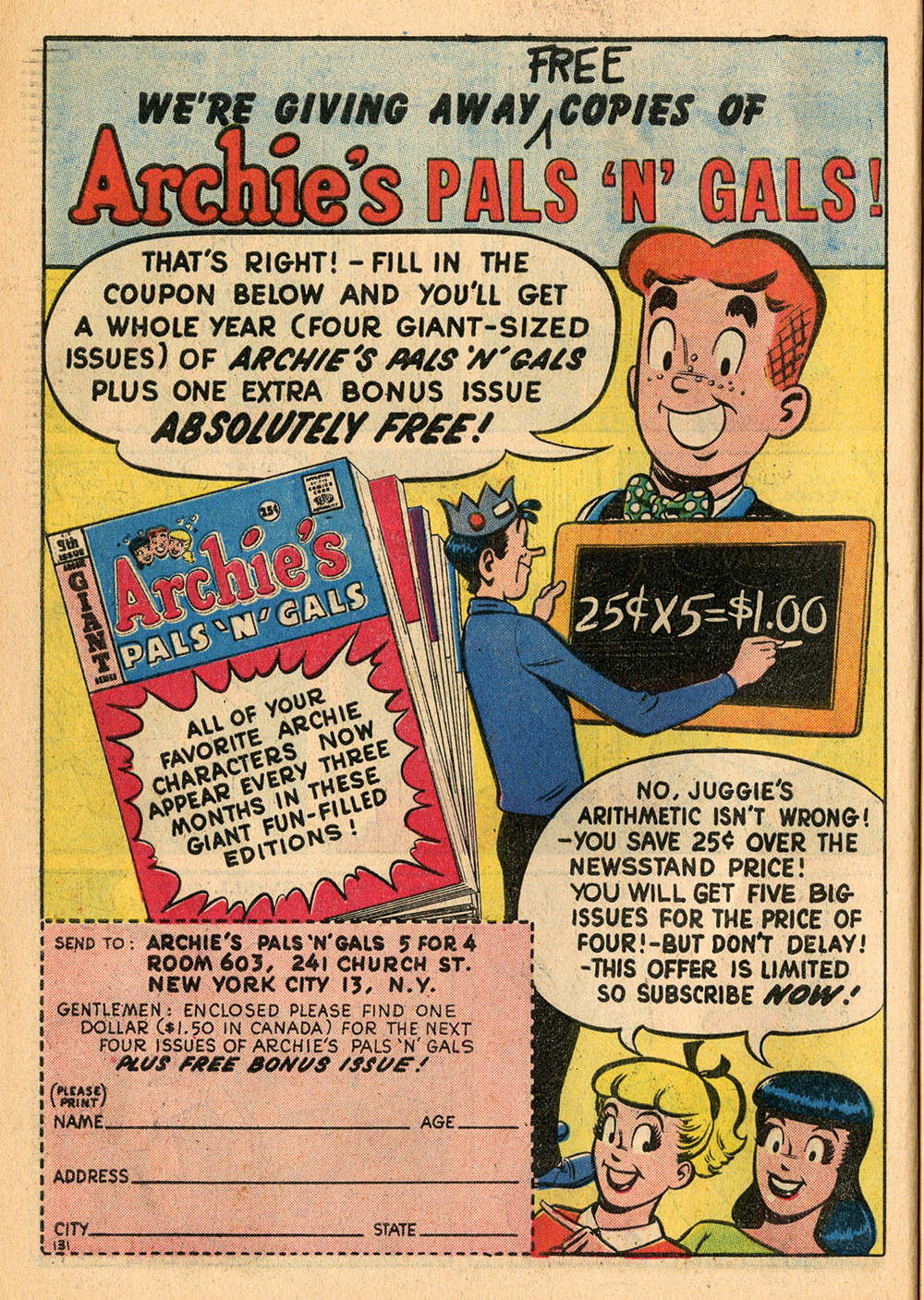 Read online Archie's Pal Jughead Annual comic -  Issue #8 - 18