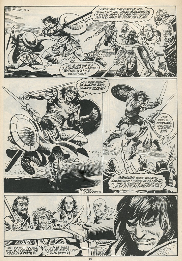Read online The Savage Sword Of Conan comic -  Issue #181 - 47