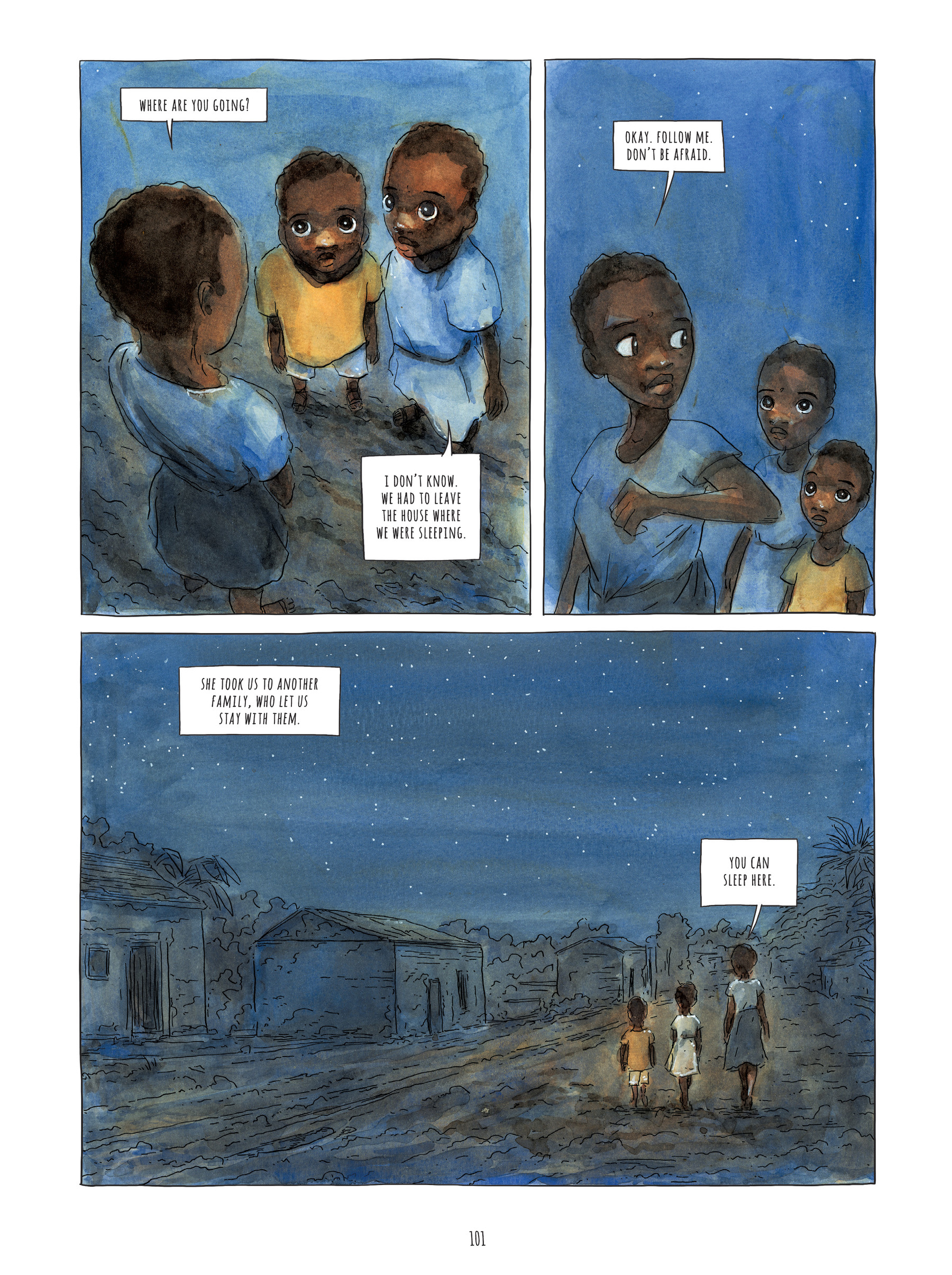 Read online Alice on the Run: One Child's Journey Through the Rwandan Civil War comic -  Issue # TPB - 100