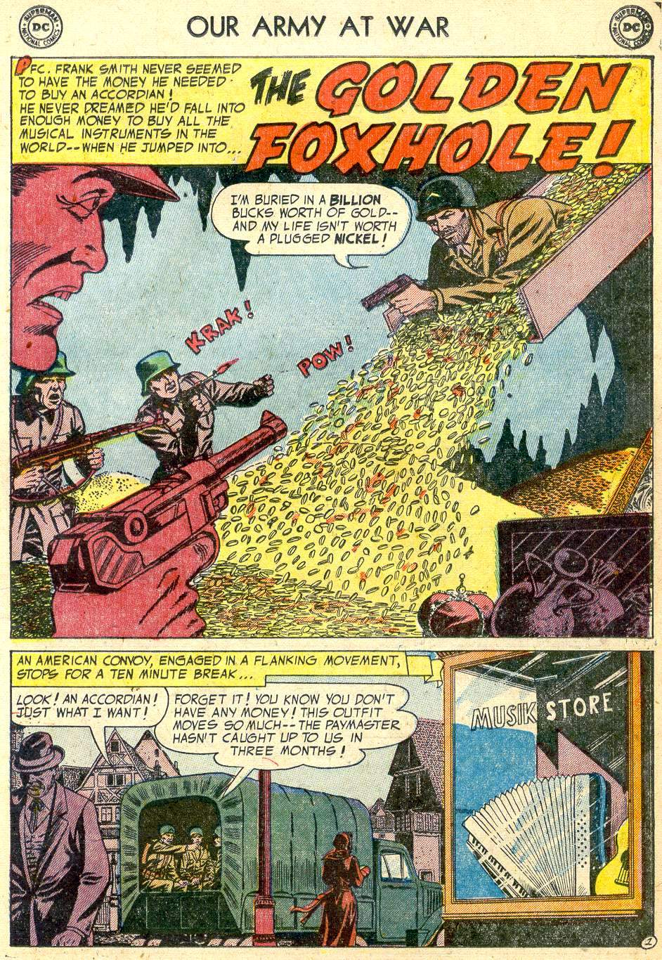 Read online Our Army at War (1952) comic -  Issue #31 - 19