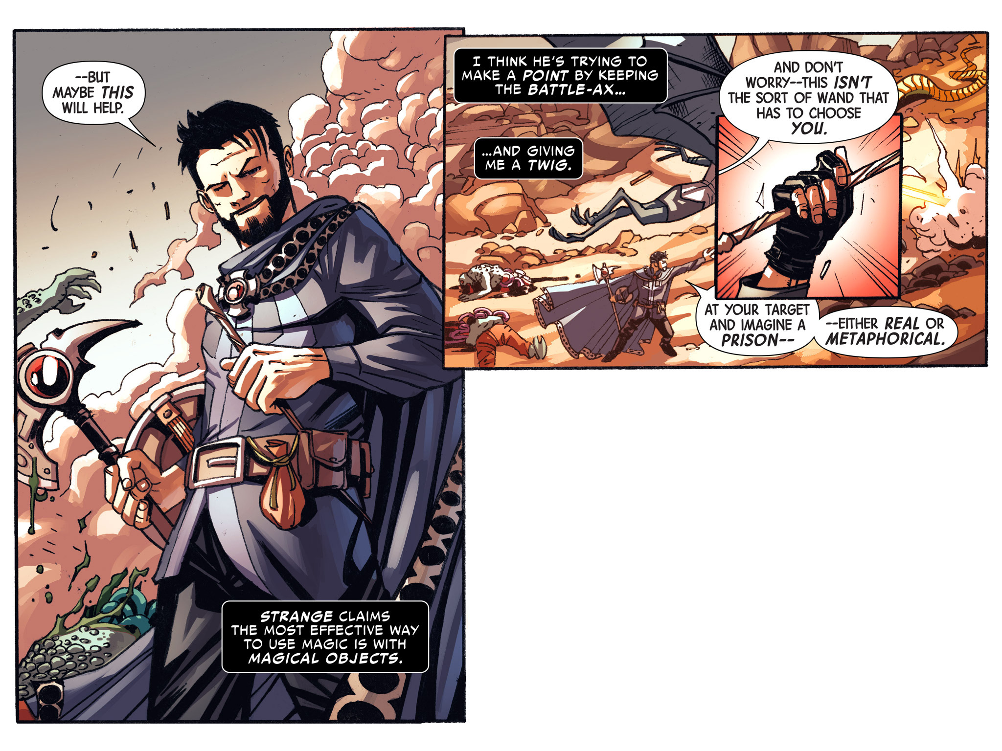 Read online Doctor Strange/Punisher: Magic Bullets Infinite Comic comic -  Issue #3 - 20