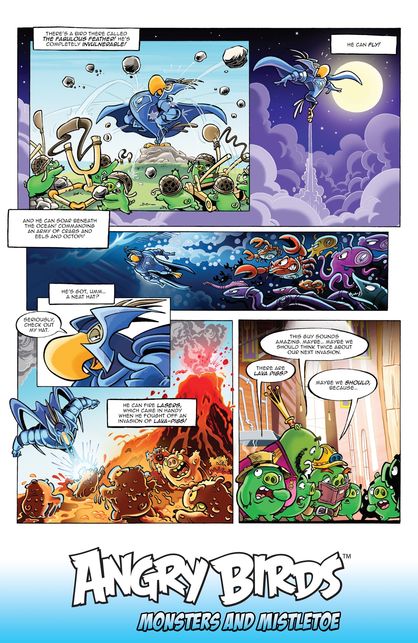 Read online Angry Birds Comics Quarterly comic -  Issue # Issue Monsters and Mistletoe - 7