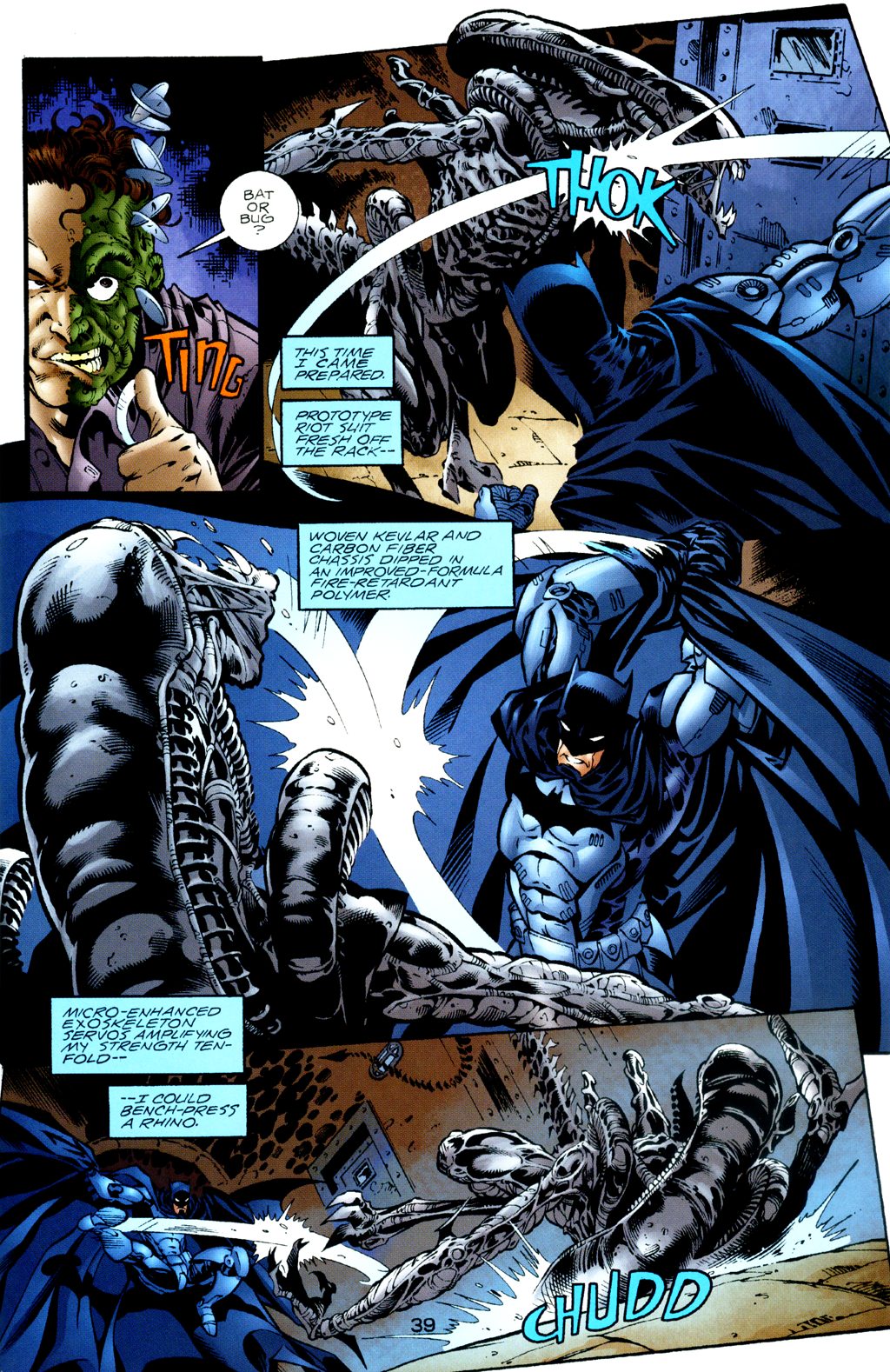 Read online Batman/Aliens II comic -  Issue #2 - 38