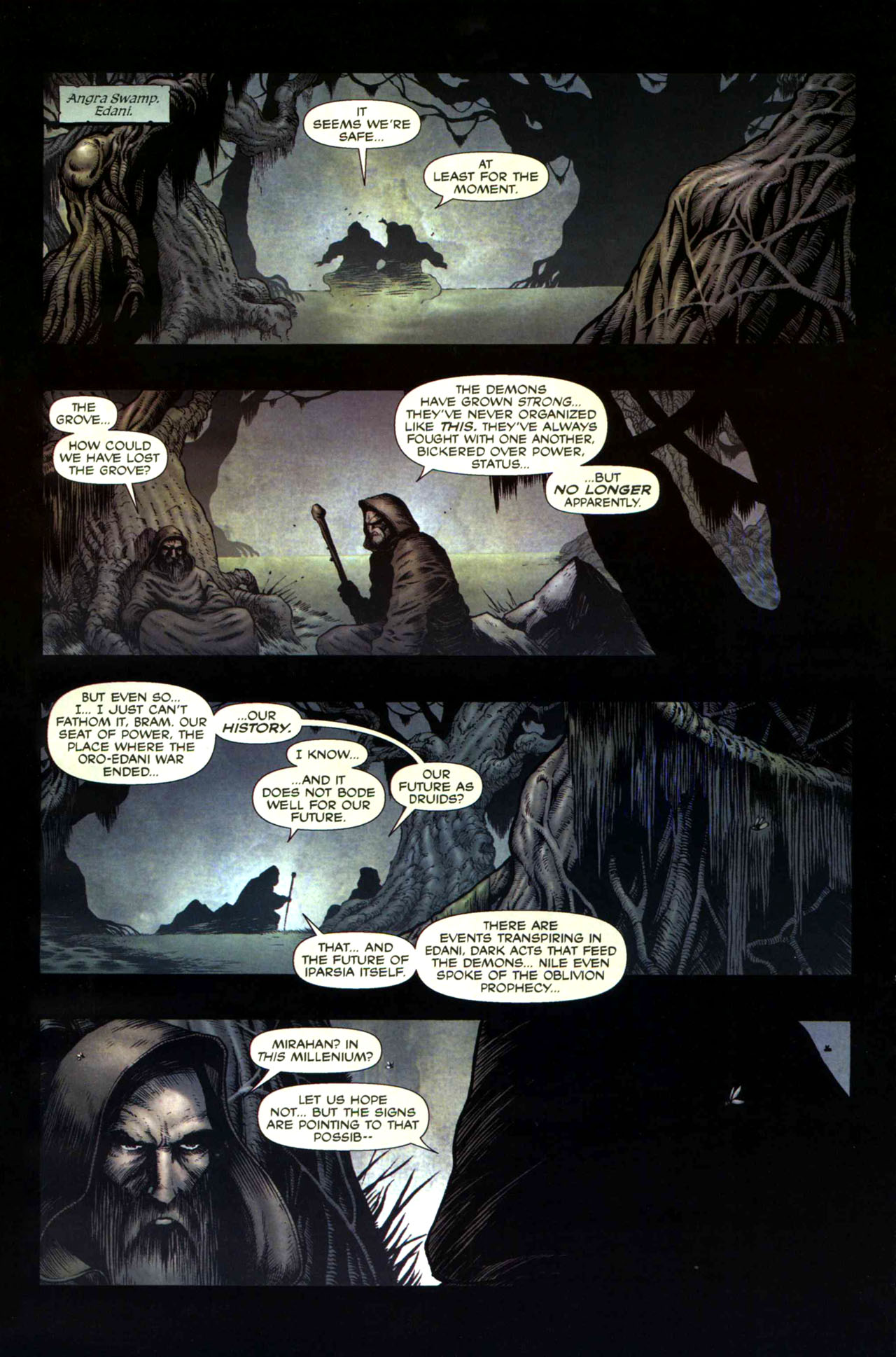 Read online Frank Frazetta's Swamp Demon comic -  Issue # Full - 11