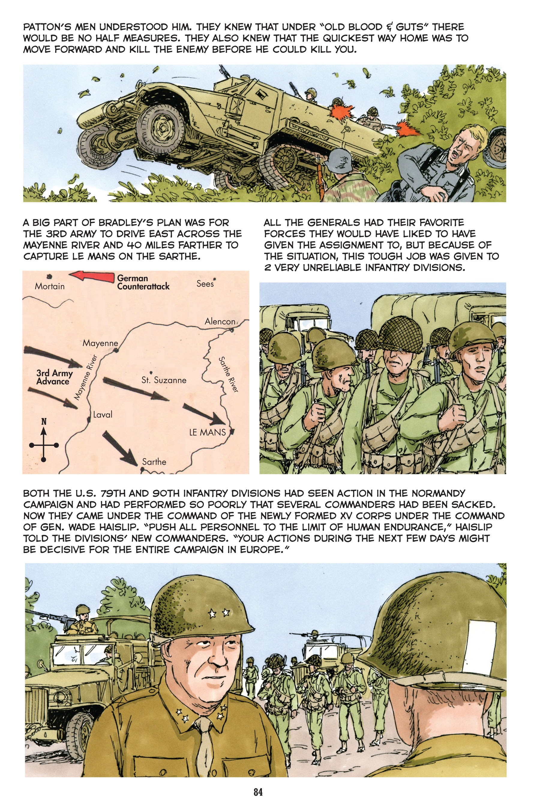 Read online Normandy: A Graphic History of D-Day, the Allied Invasion of Hitler's Fortress Europe comic -  Issue # TPB - 85
