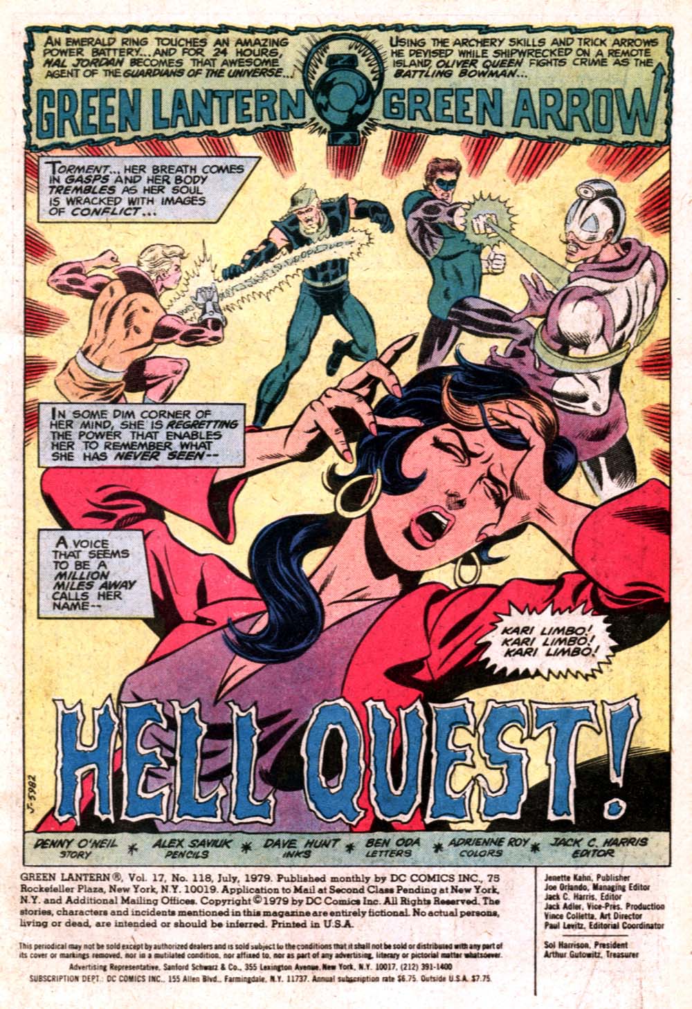 Green Lantern (1960) Issue #118 #121 - English 2