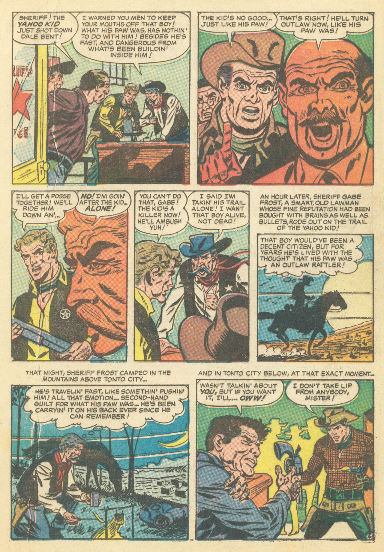 Read online Western Gunfighters (1956) comic -  Issue #23 - 21