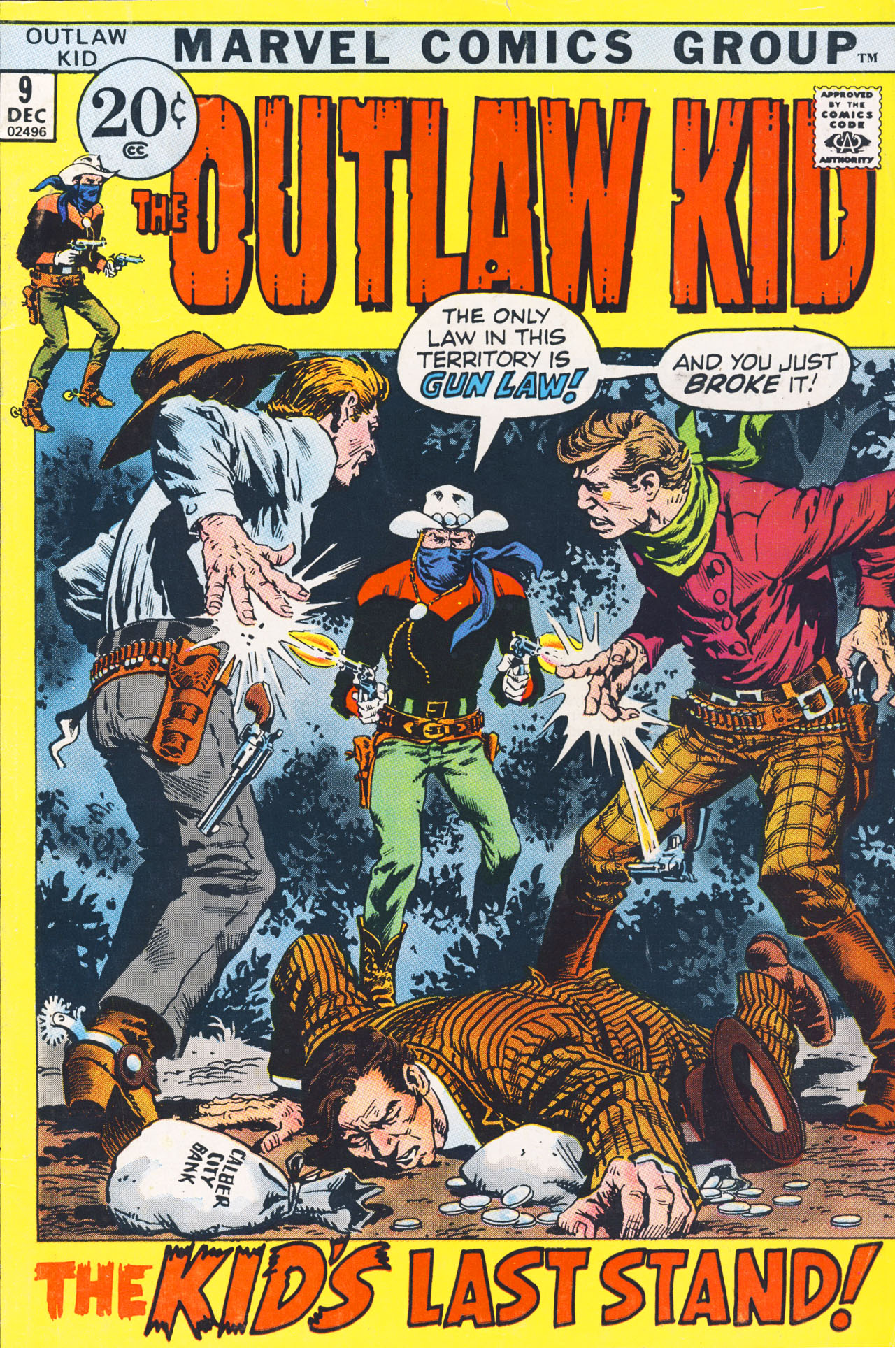 Read online The Outlaw Kid (1970) comic -  Issue #9 - 1