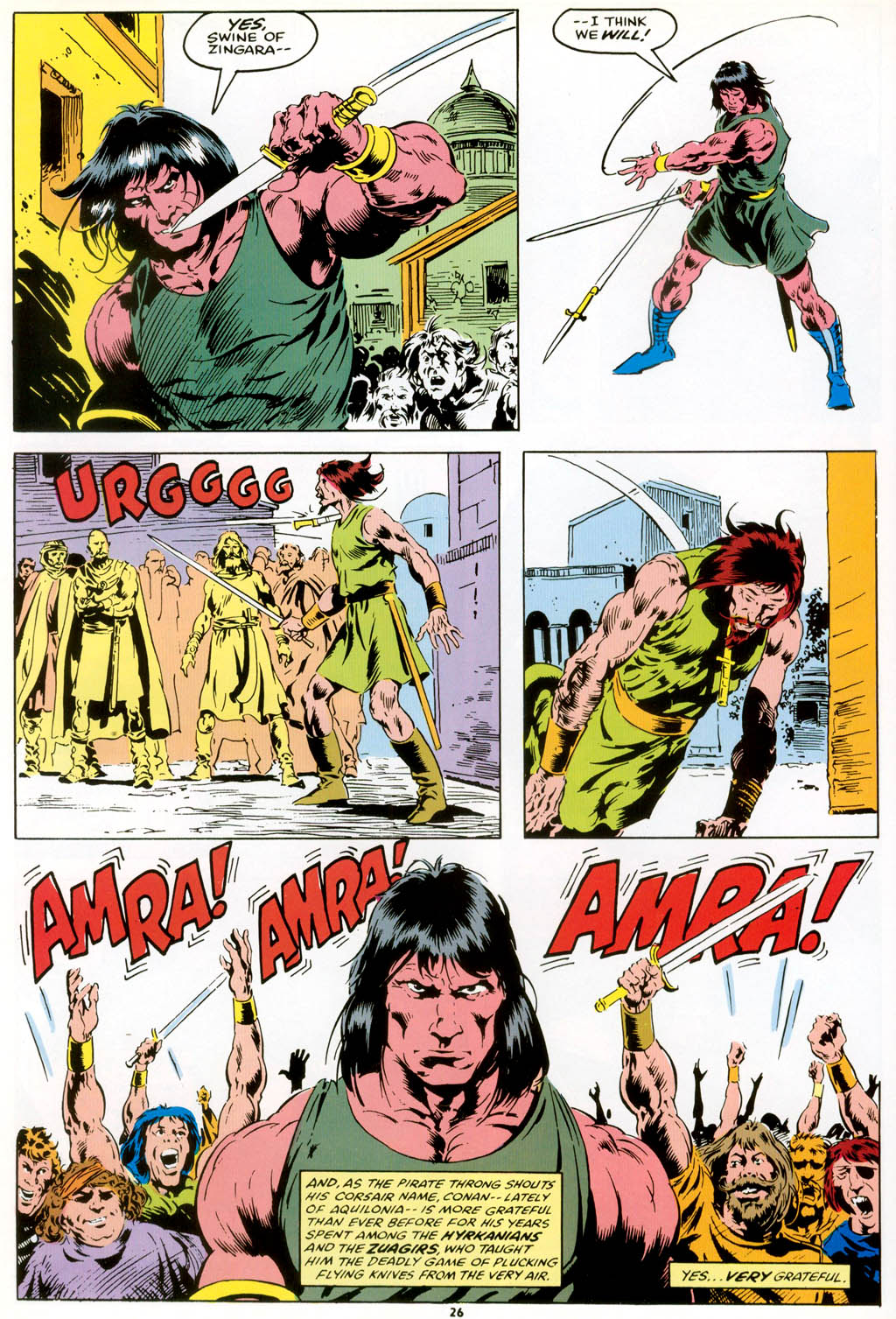 Read online Marvel Graphic Novel comic -  Issue #42 - Conan of the Isles - 27