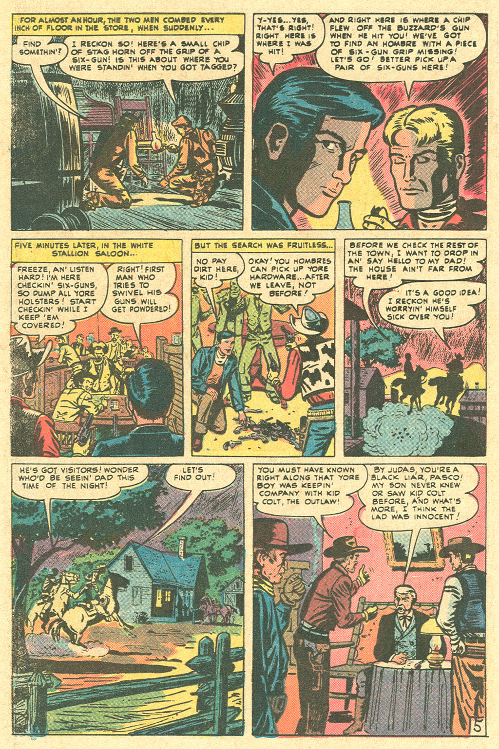 Read online Kid Colt Outlaw comic -  Issue #166 - 8