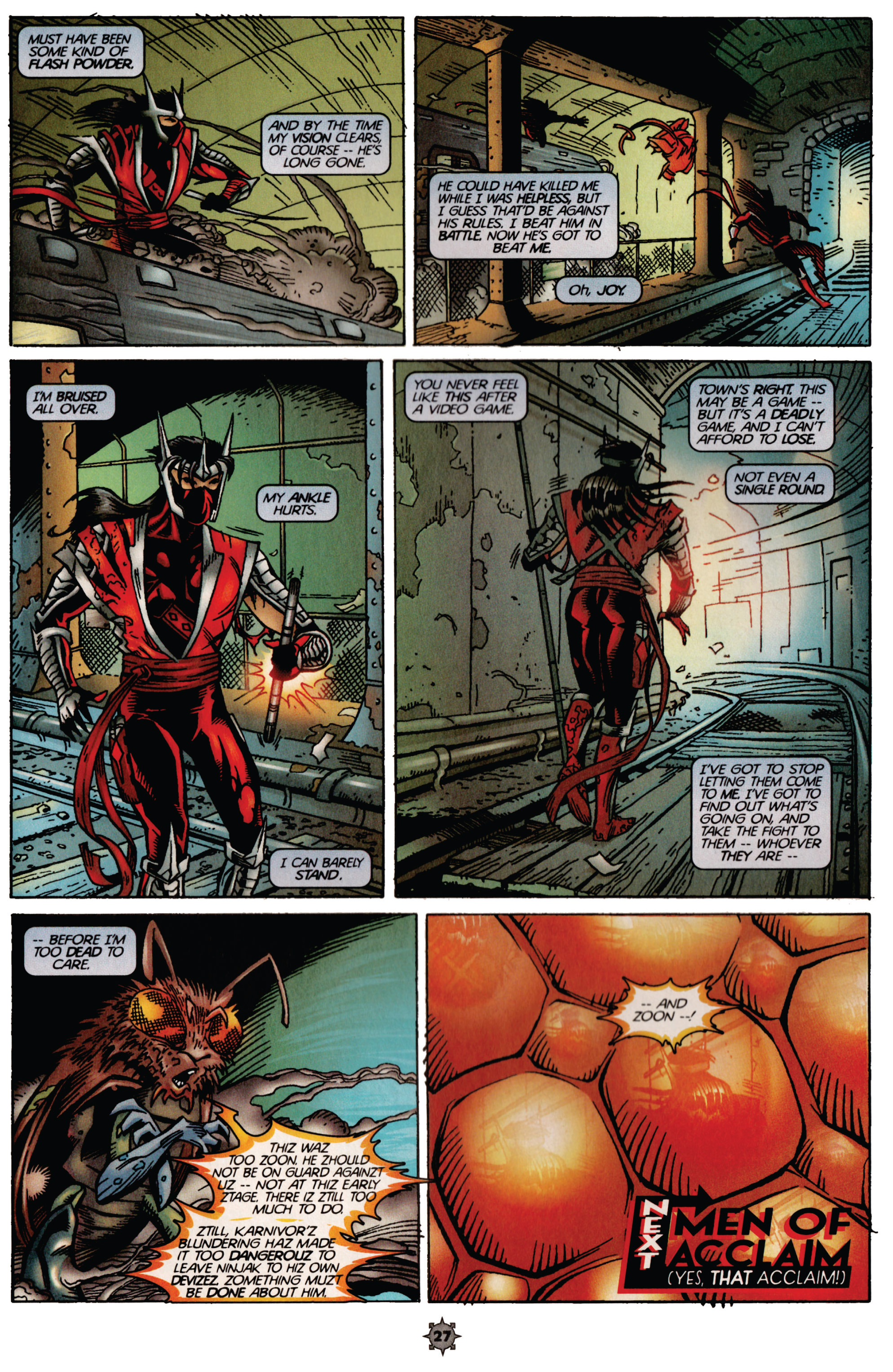 Read online Ninjak (1997) comic -  Issue #2 - 22