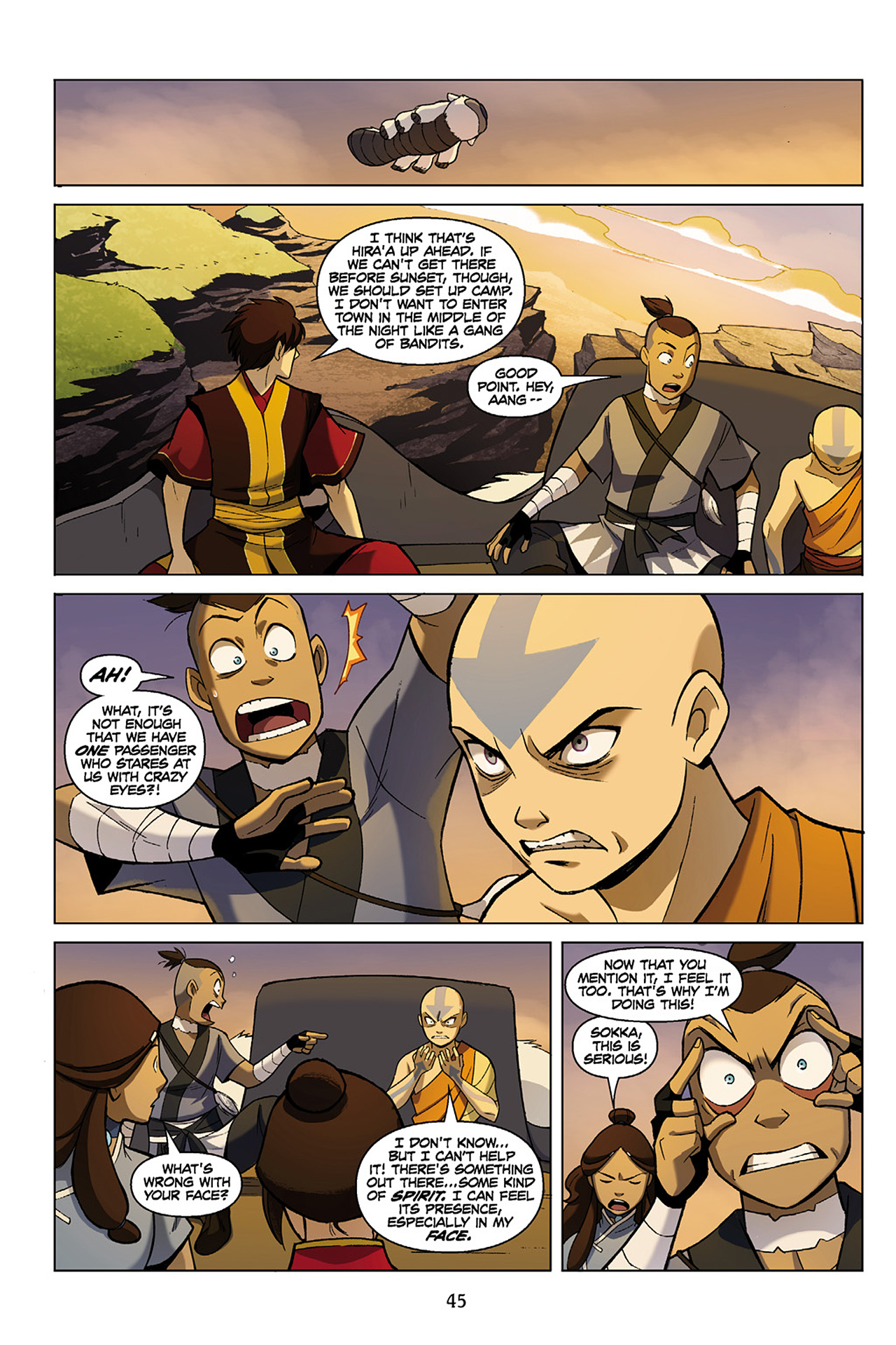 Read online Nickelodeon Avatar: The Last Airbender - The Search comic -  Issue # Part 1 - 46