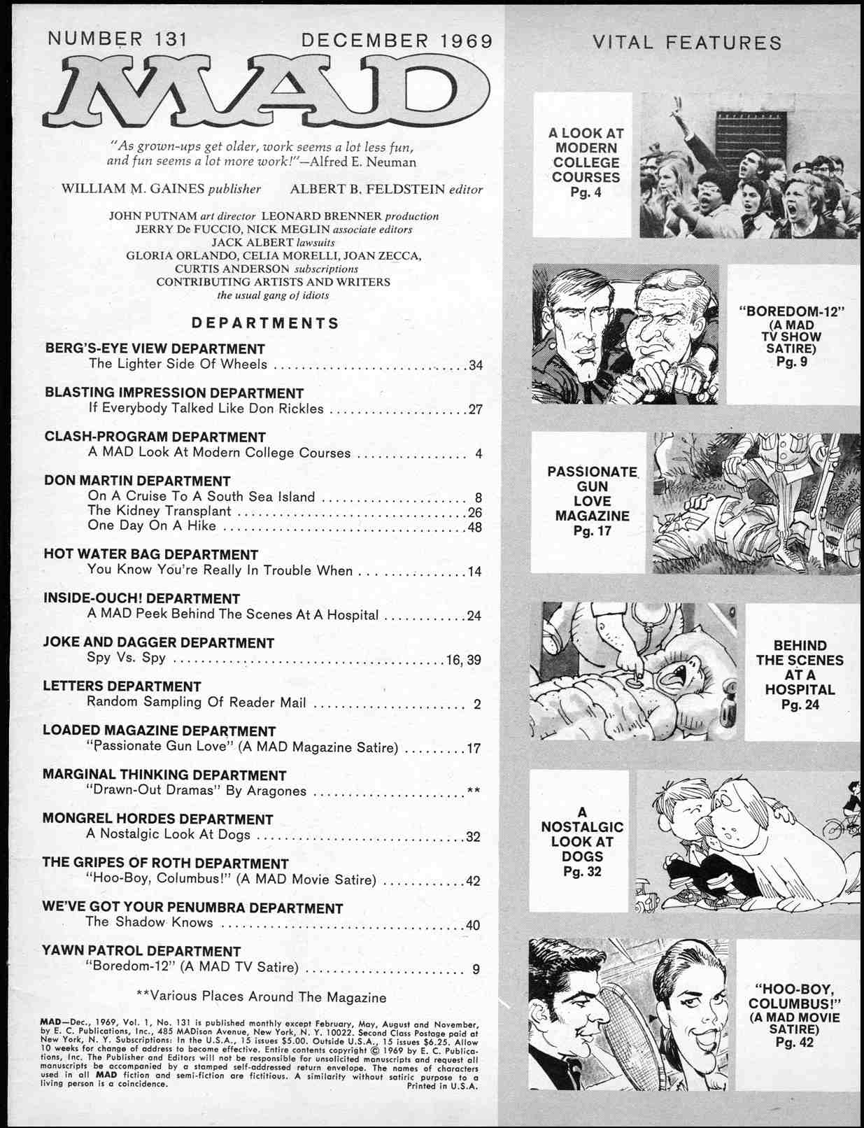 Read online MAD comic -  Issue #131 - 3