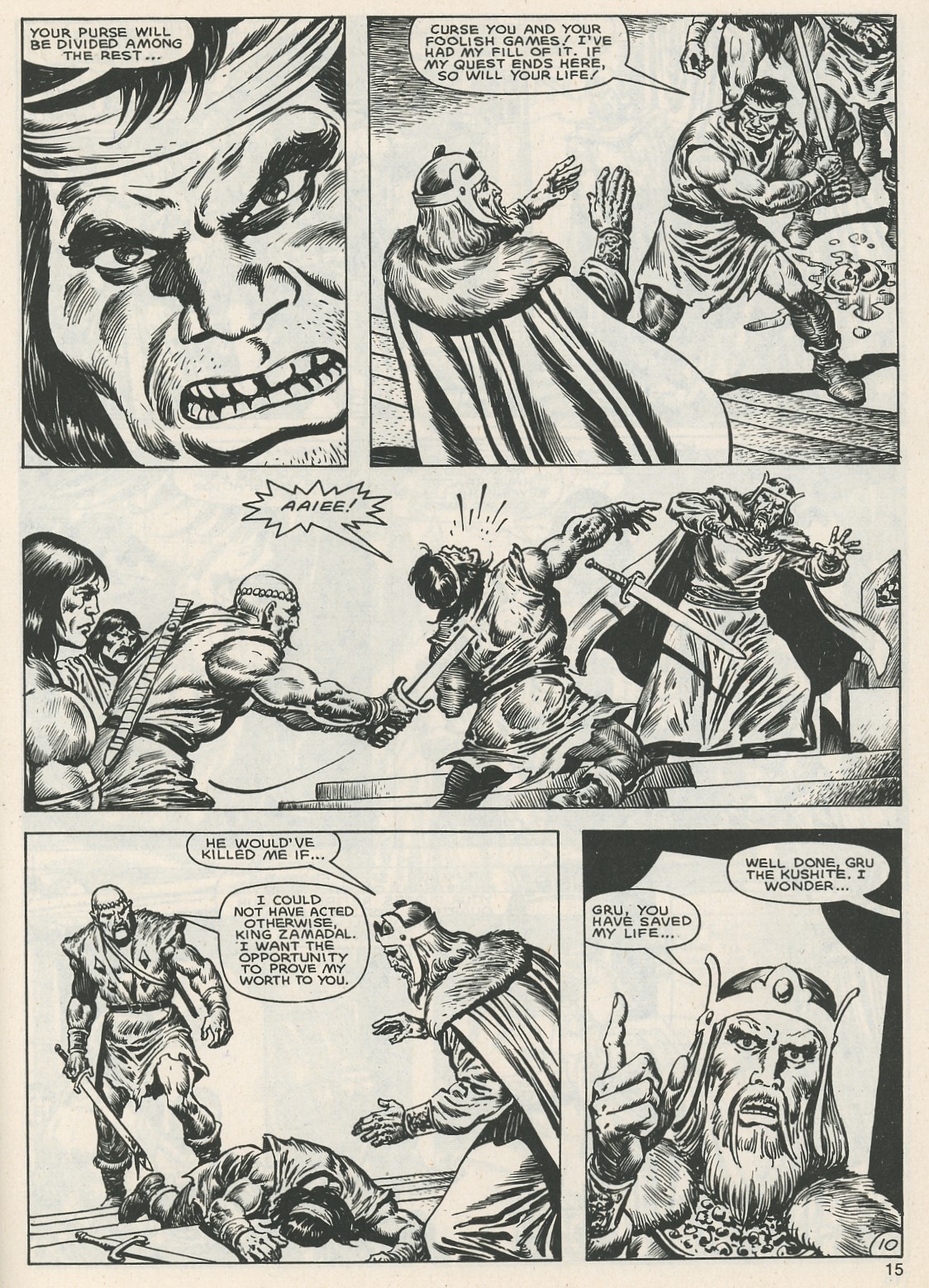 Read online The Savage Sword Of Conan comic -  Issue #113 - 15