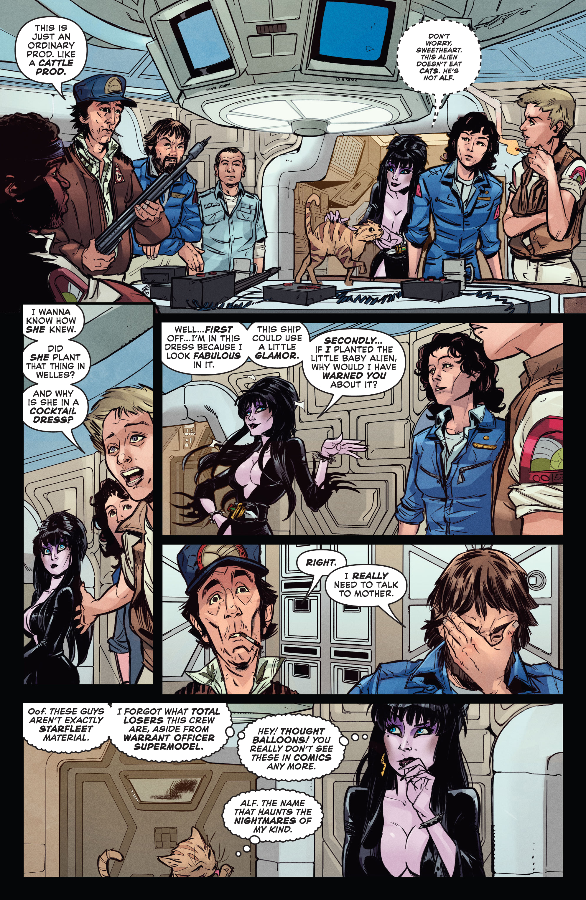 Read online Elvira in Horrorland comic -  Issue #3 - 11