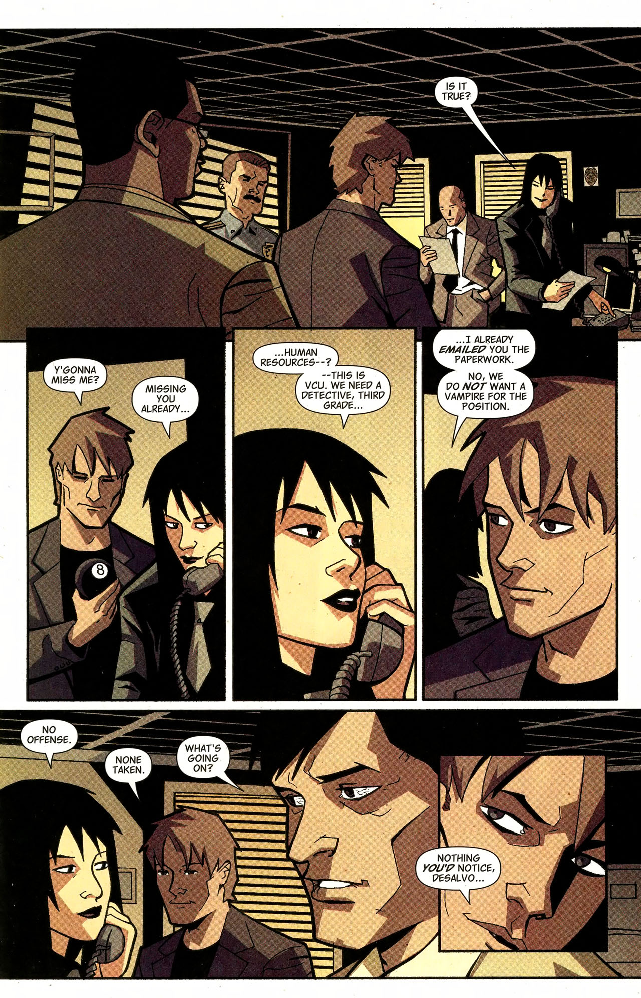 Read online Bite Club: Vampire Crime Unit comic -  Issue #5 - 10