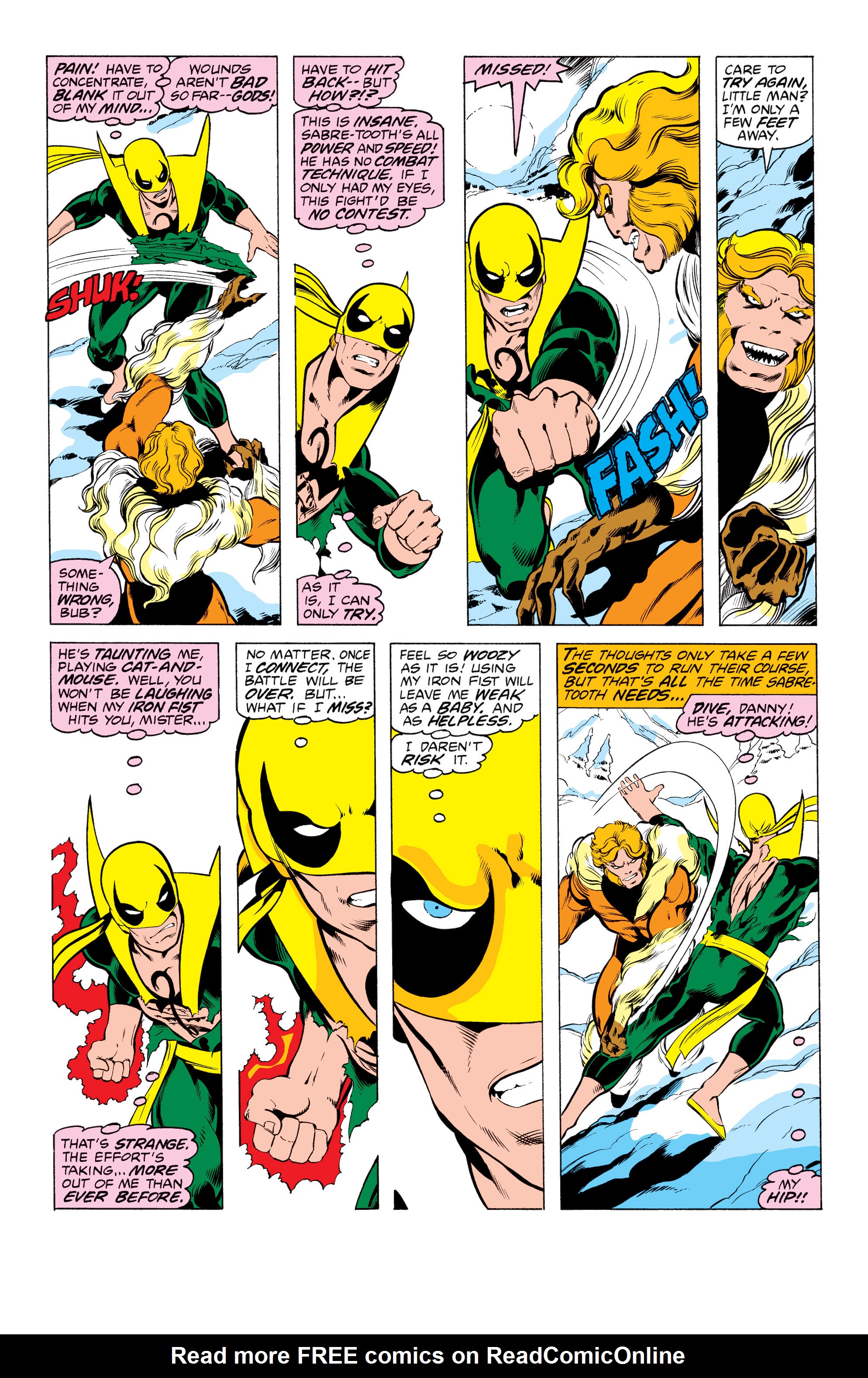 Read online Iron Fist (1975) comic -  Issue #14 - 15