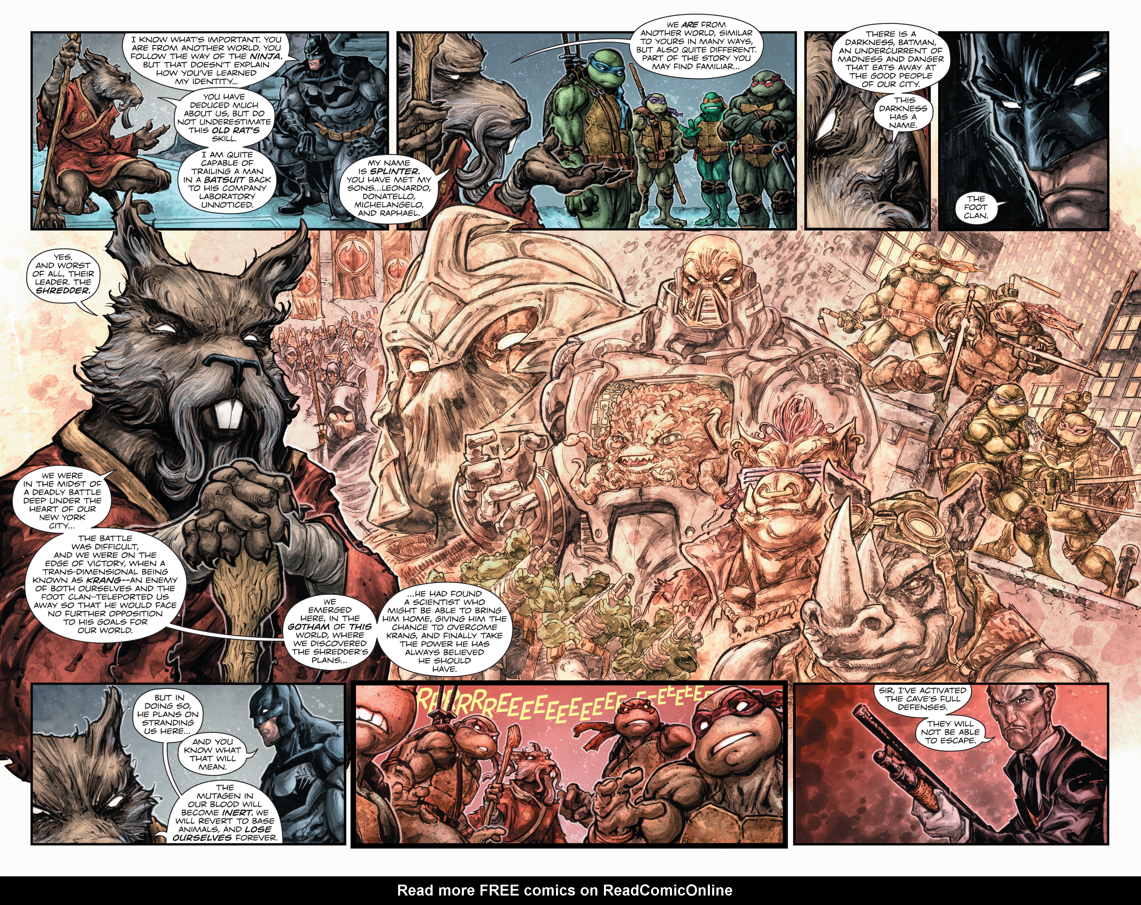 Read online Batman/Teenage Mutant Ninja Turtles comic -  Issue #3 - 14