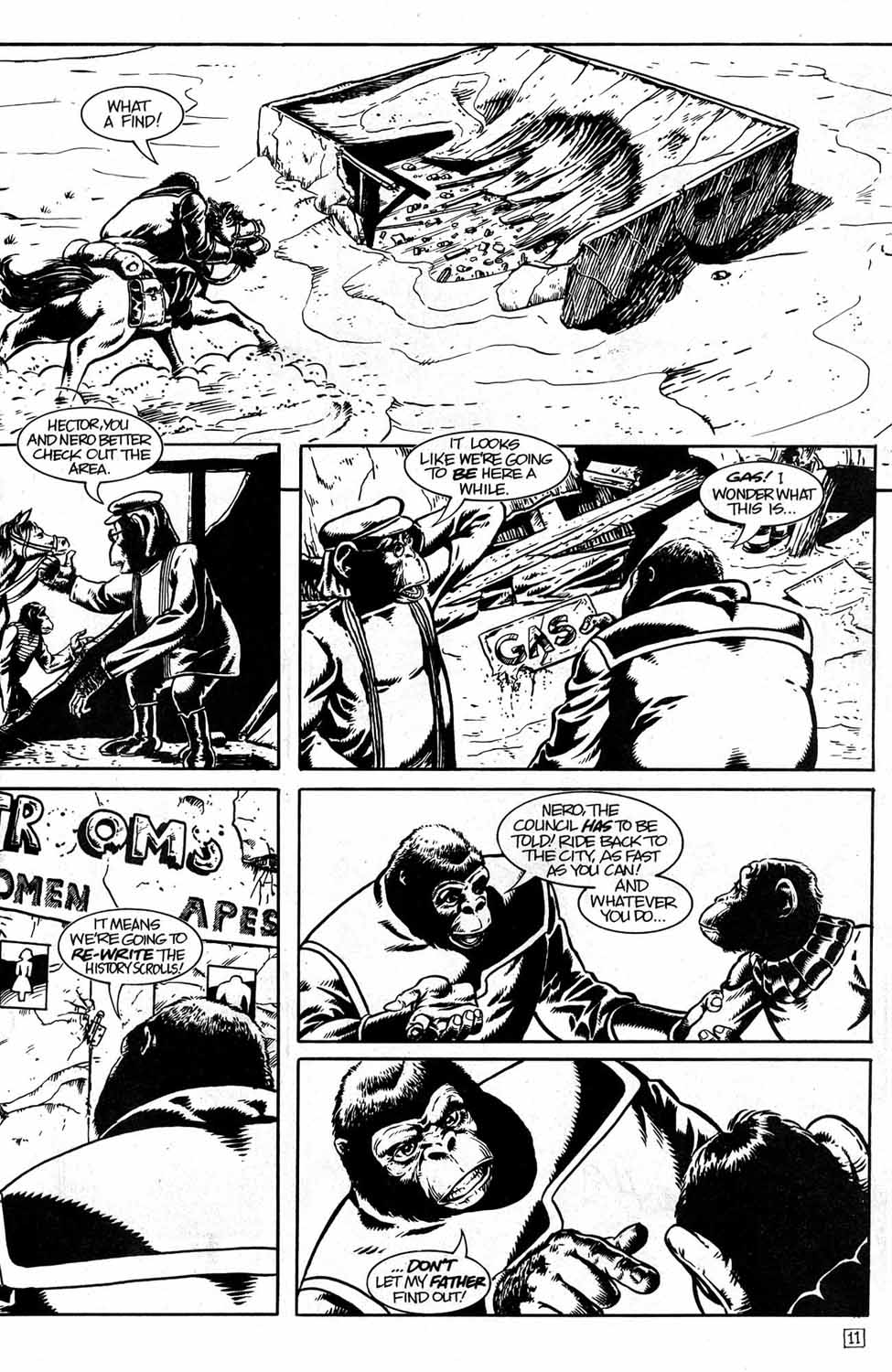 Read online Planet of the Apes: The Forbidden Zone comic -  Issue #1 - 13