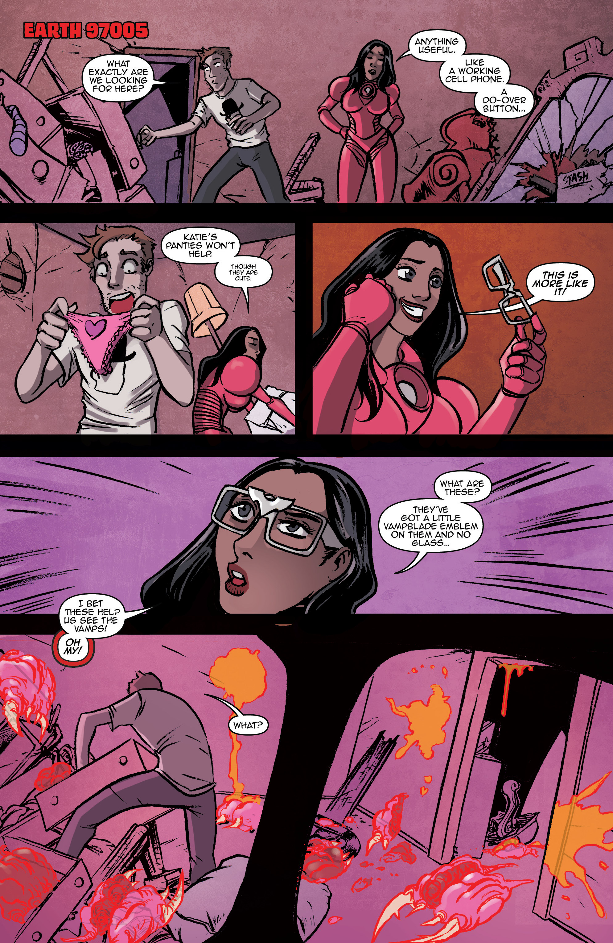 Read online Vampblade Season 4 comic -  Issue #3 - 12