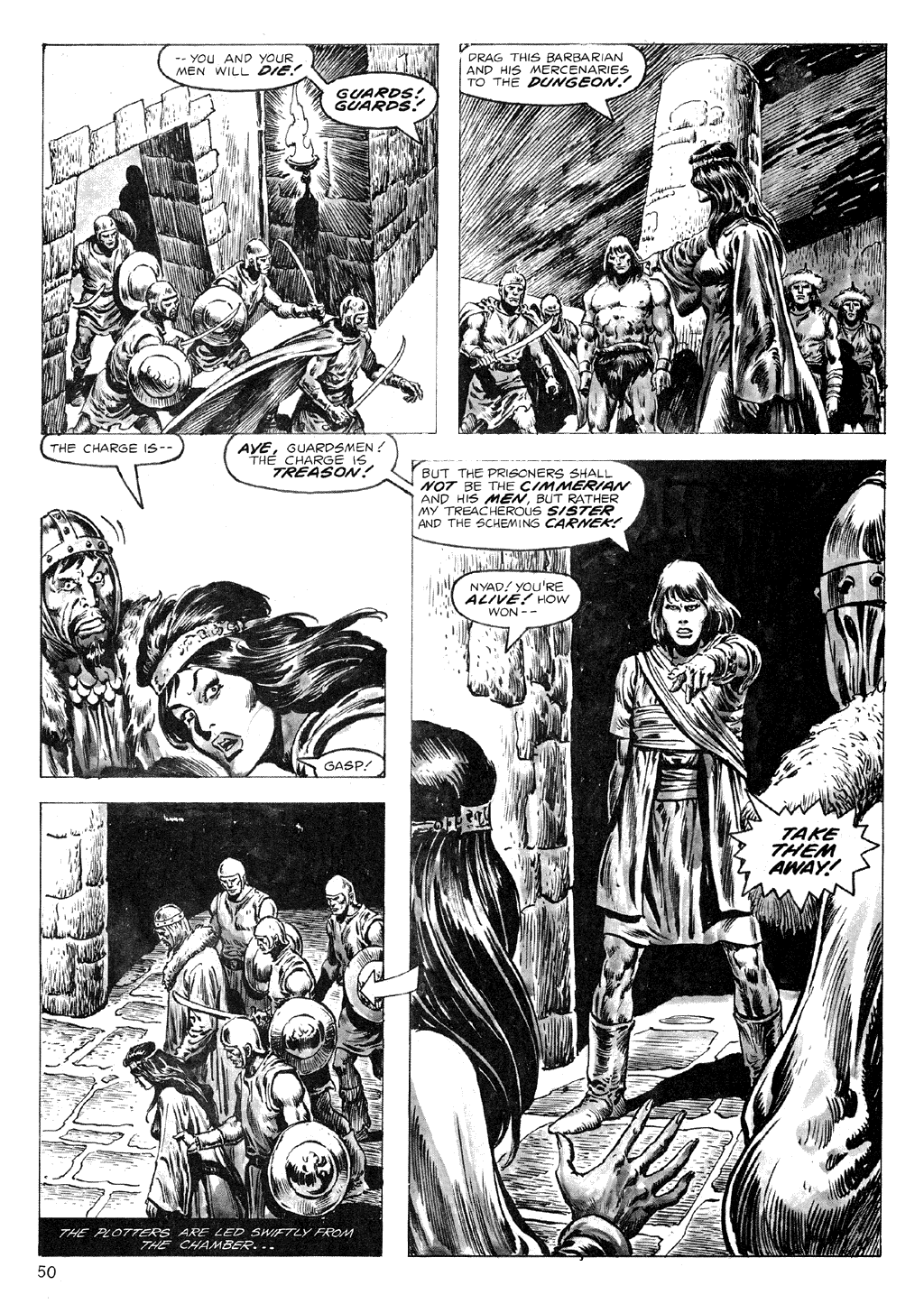 Read online The Savage Sword Of Conan comic -  Issue #71 - 50