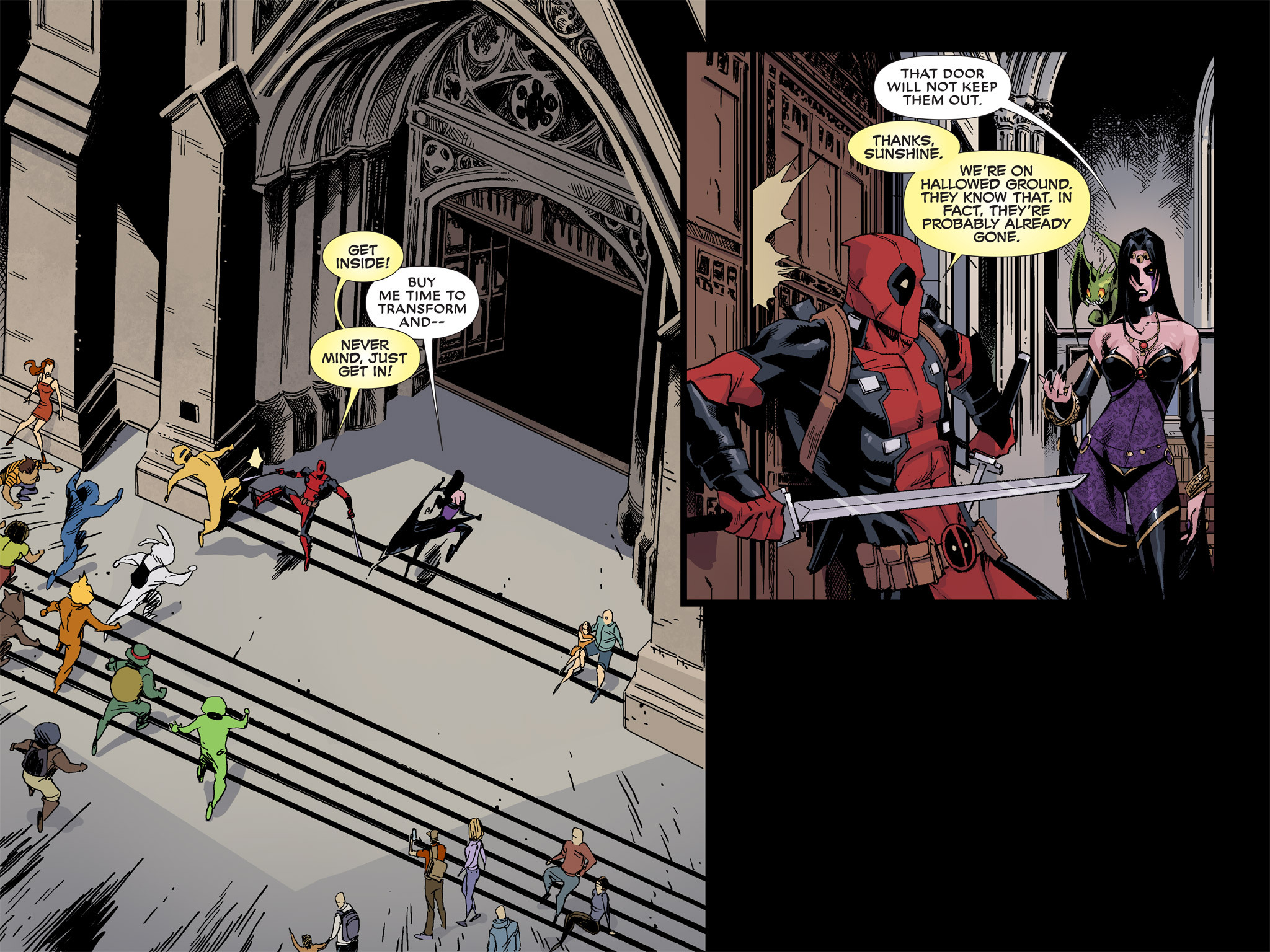 Read online Deadpool: Dracula's Gauntlet comic -  Issue # Part 7 - 17