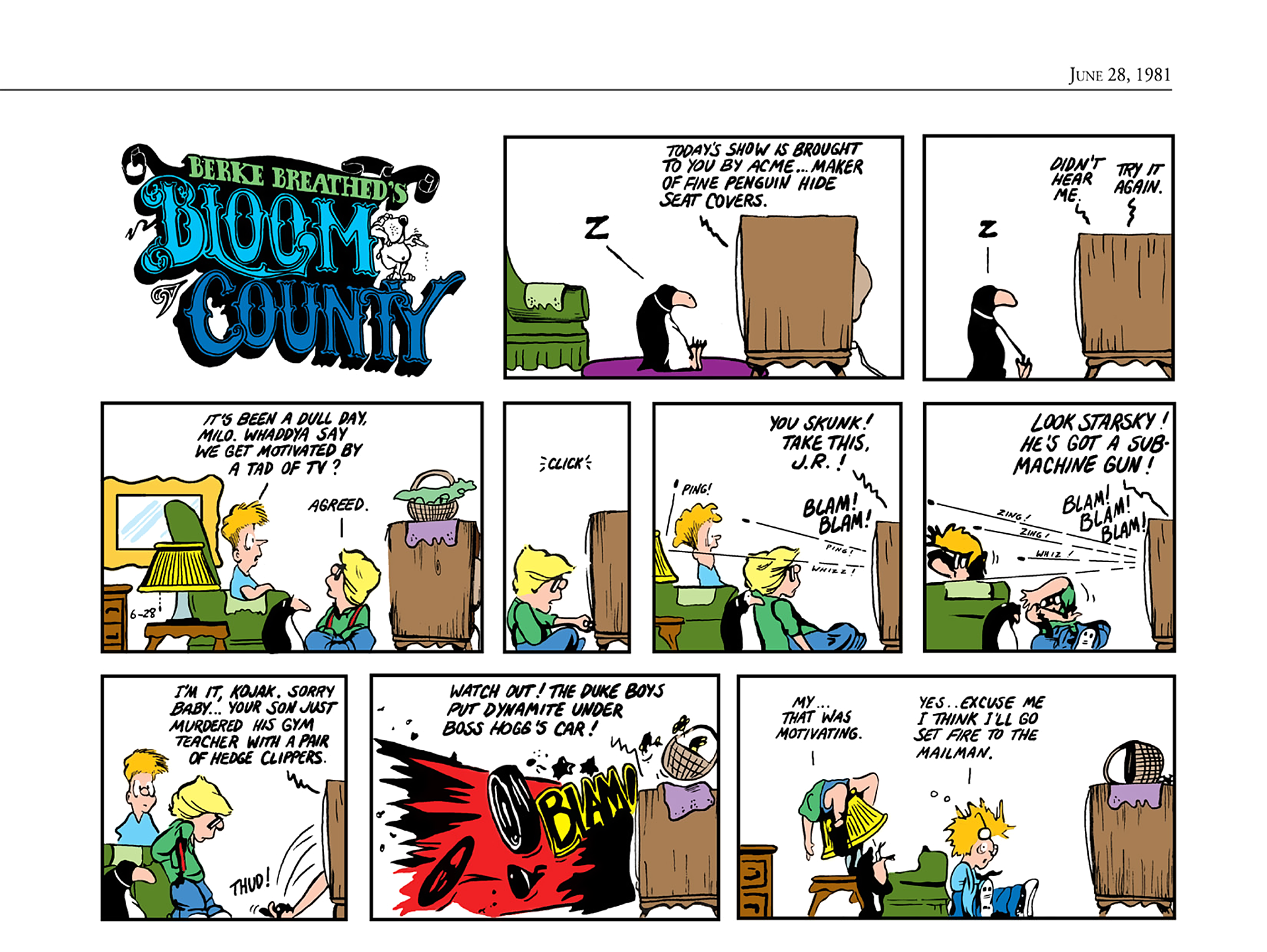 Read online The Bloom County Digital Library comic -  Issue # TPB 1 (Part 2) - 93