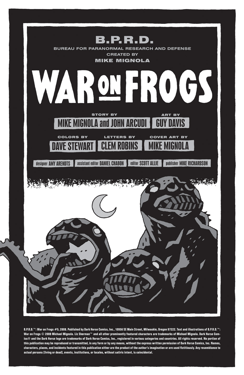 Read online B.P.R.D.: War on Frogs comic -  Issue #5 - 2