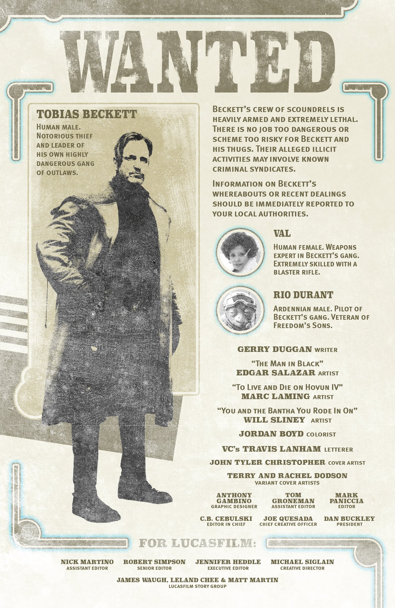 Read online Star Wars: Beckett comic -  Issue # Full - 2