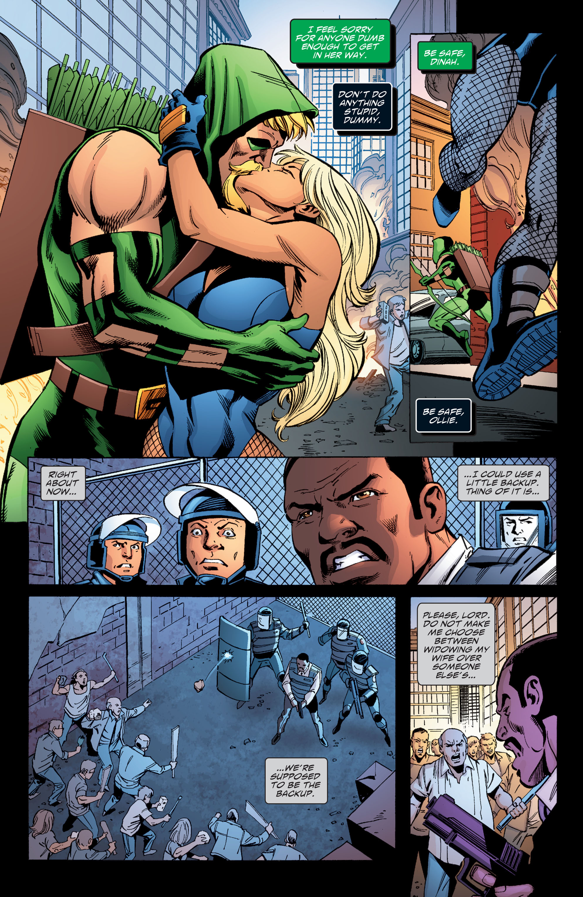 Read online Green Arrow/Black Canary comic -  Issue #20 - 16