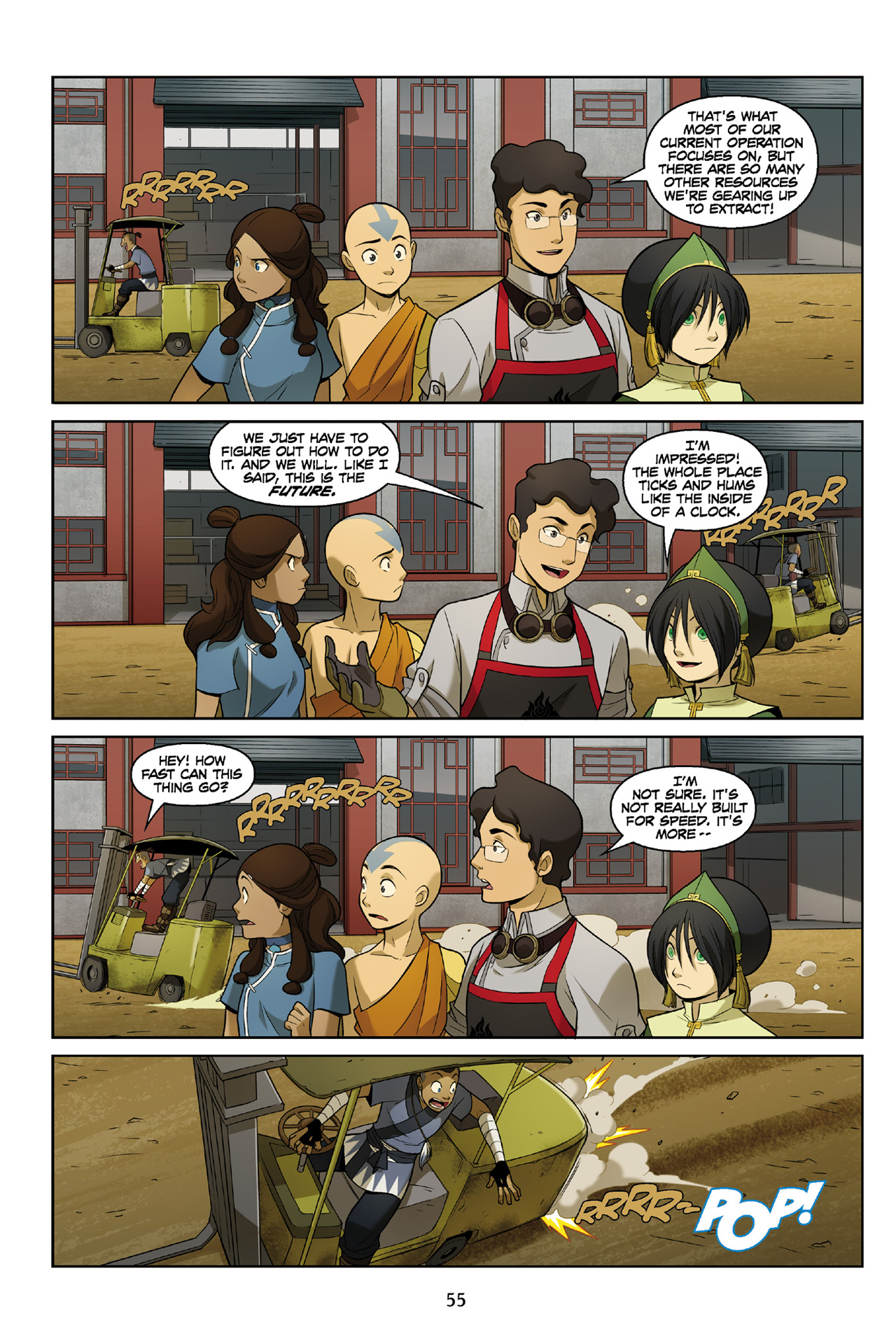 Read online Nickelodeon Avatar: The Last Airbender - The Rift comic -  Issue # Part 1 - 55