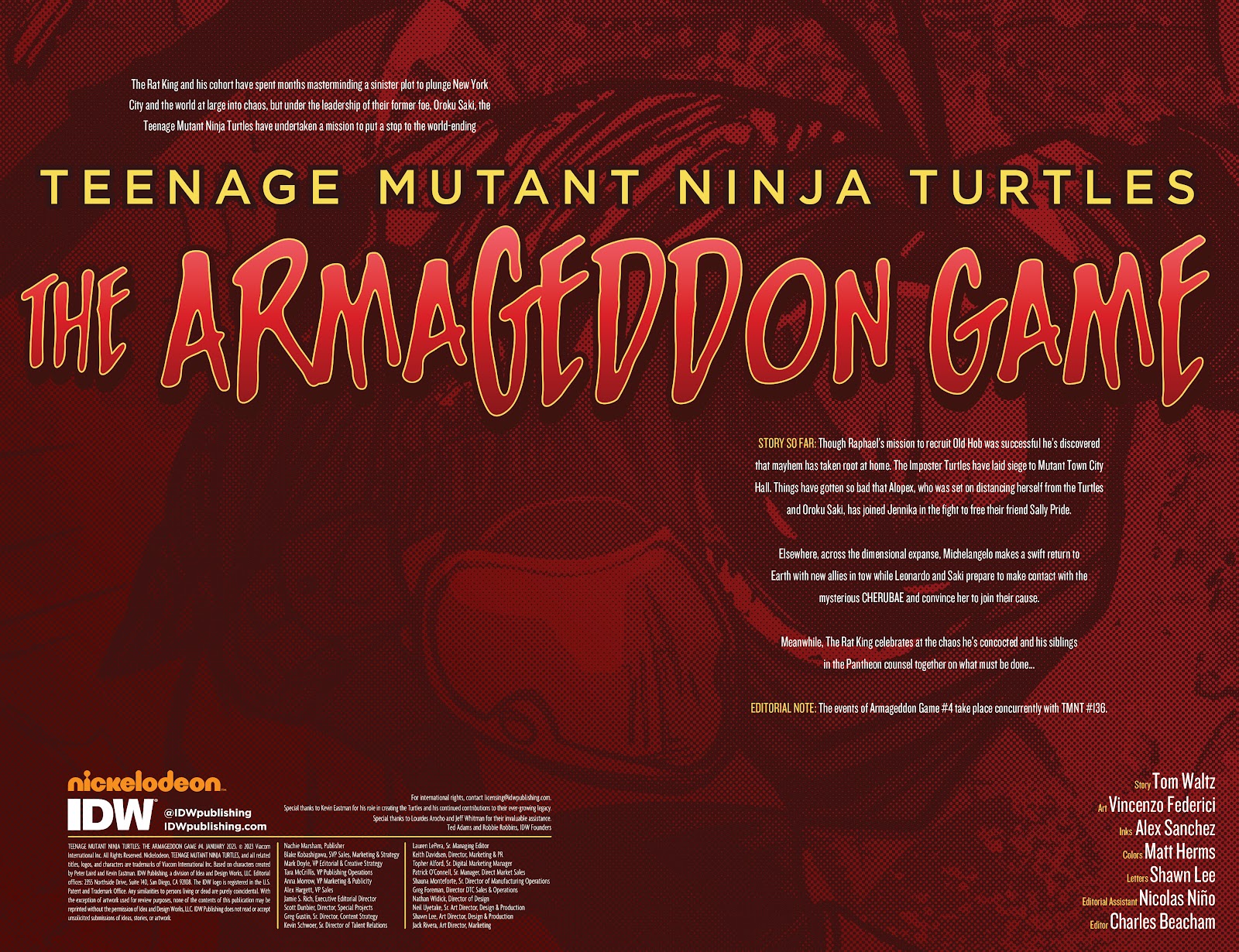 Teenage Mutant Ninja Turtles: The Armageddon Game 4 Page 2