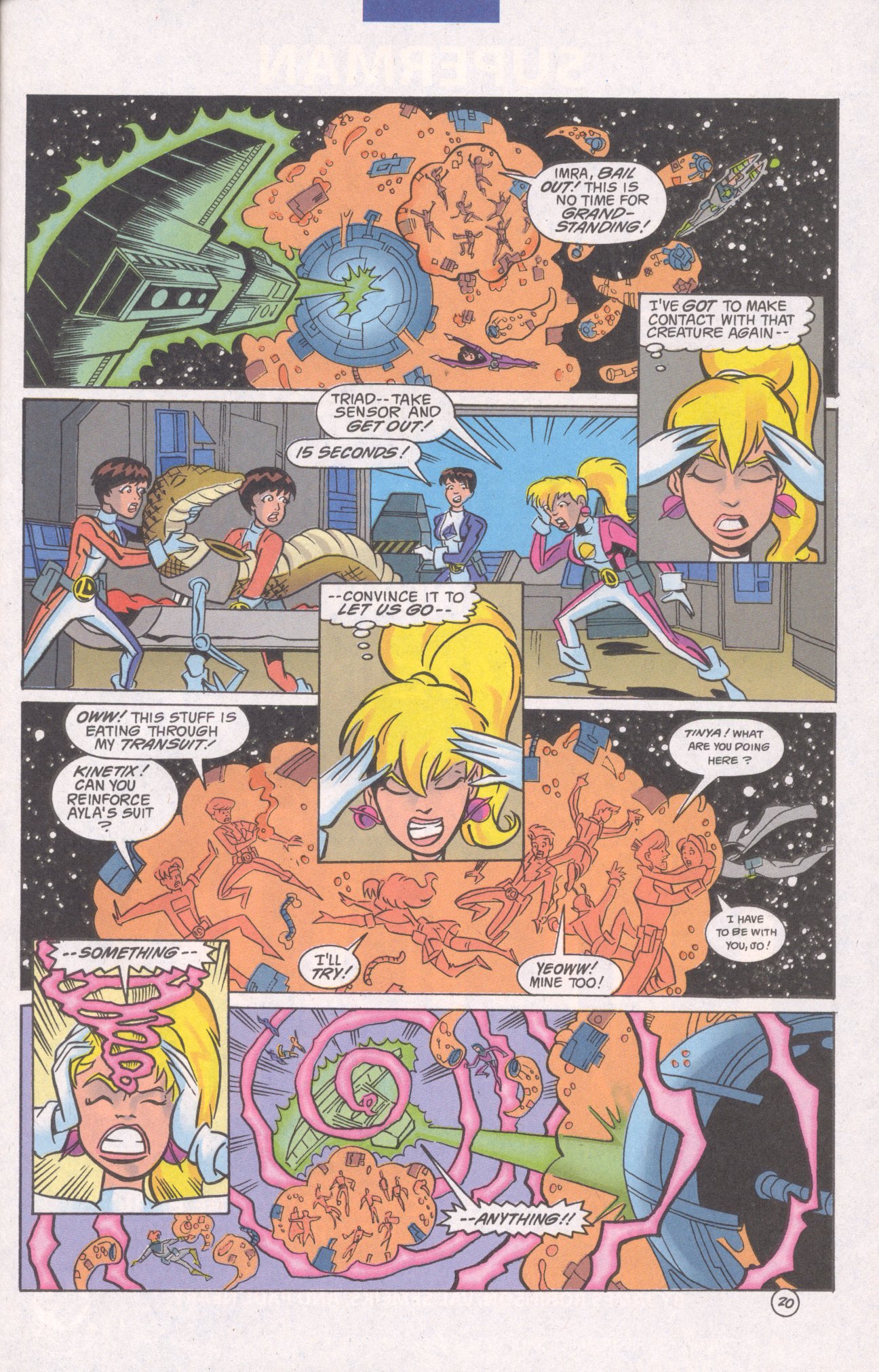 Read online Adventures in the DC Universe comic -  Issue #10 - 22