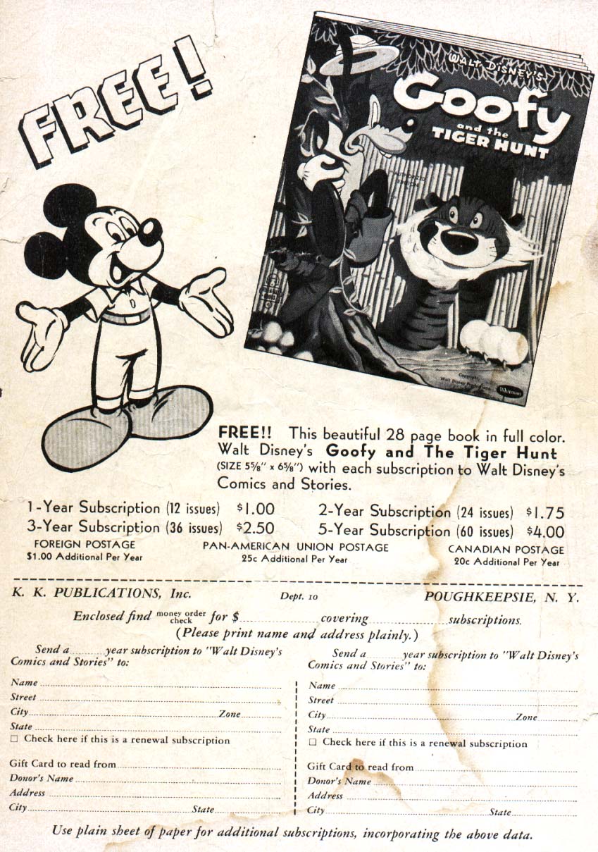 Read online Walt Disney's Comics and Stories comic -  Issue #241 - 2