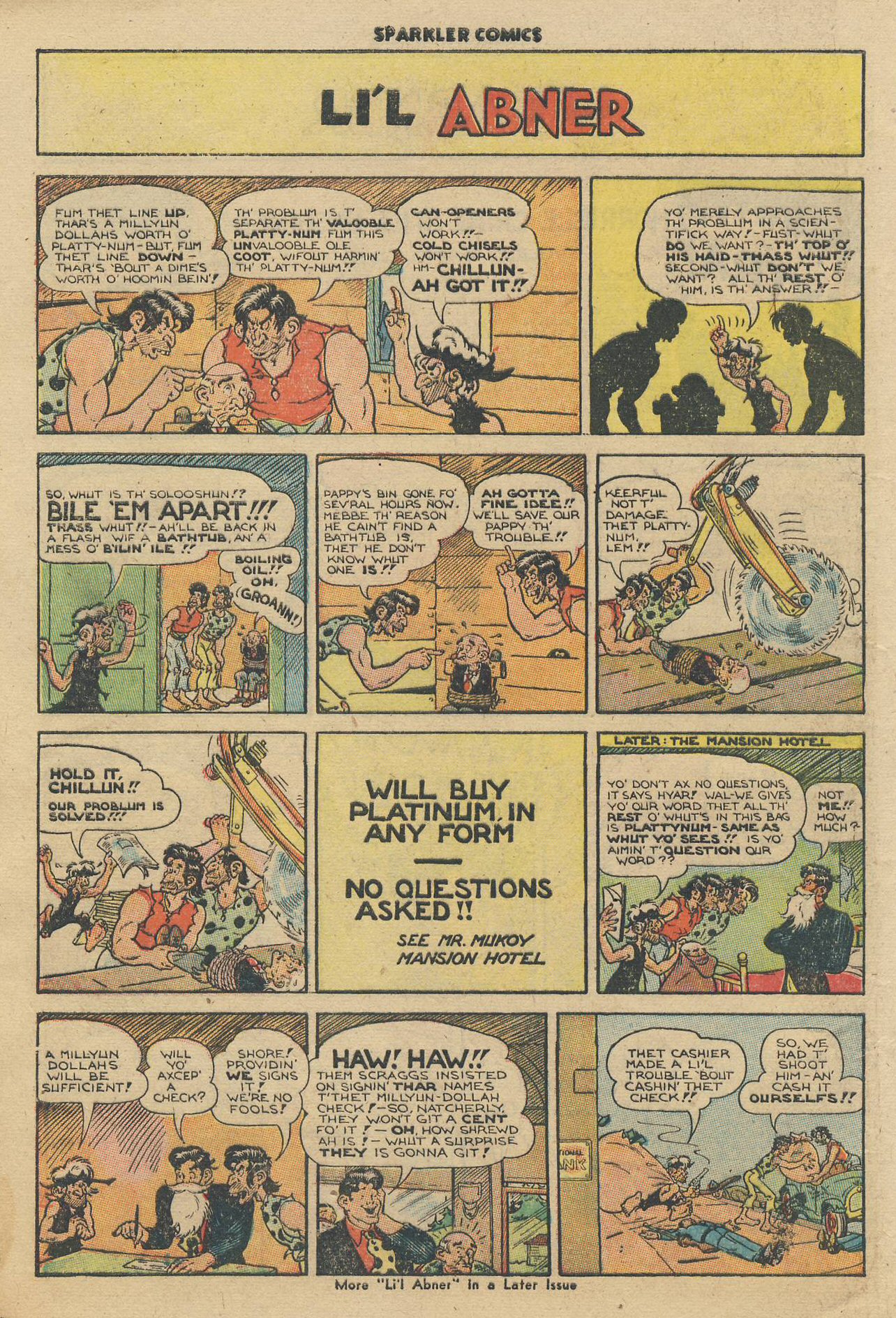 Read online Sparkler Comics comic -  Issue #60 - 14