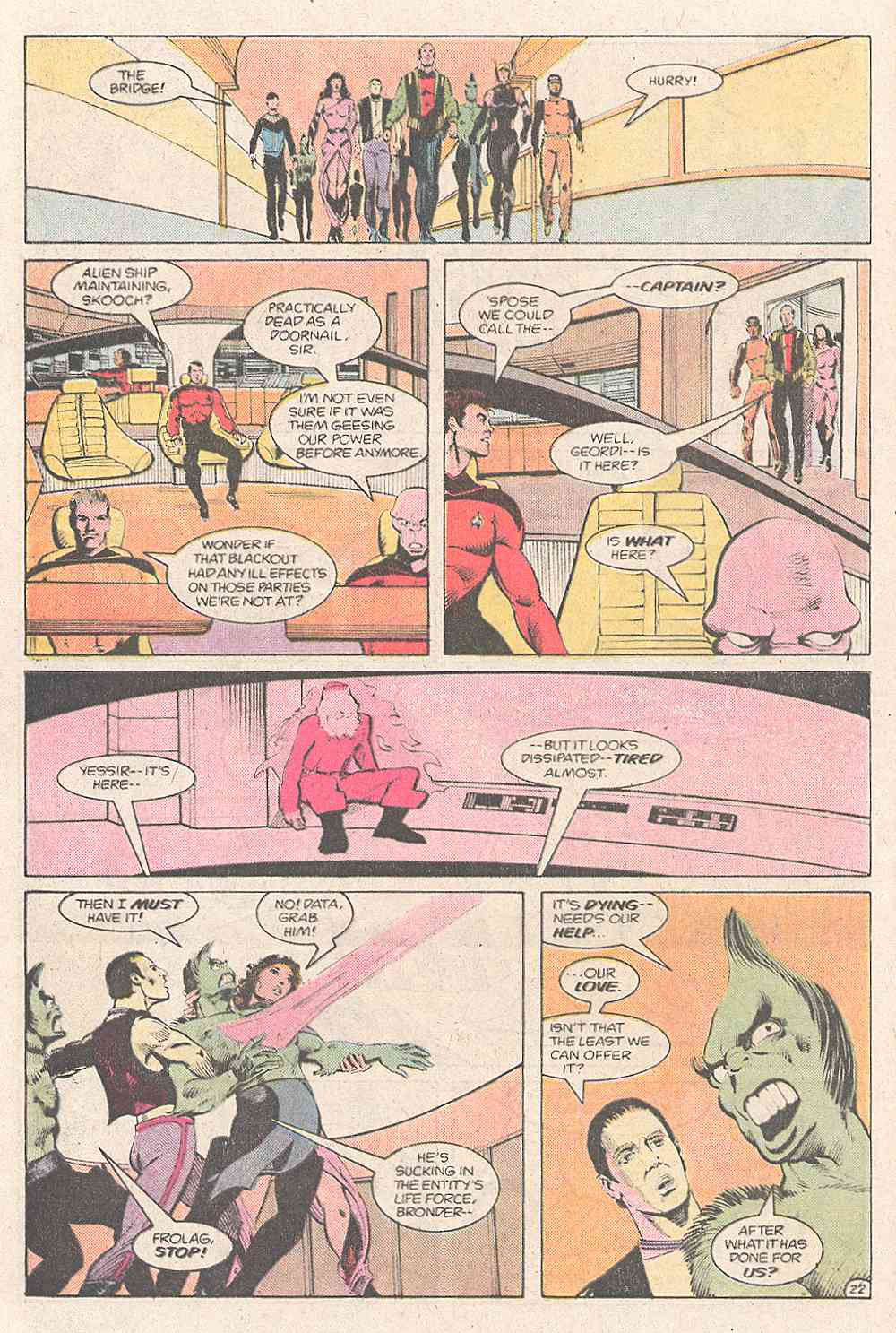 Read online Star Trek: The Next Generation (1988) comic -  Issue #2 - 23