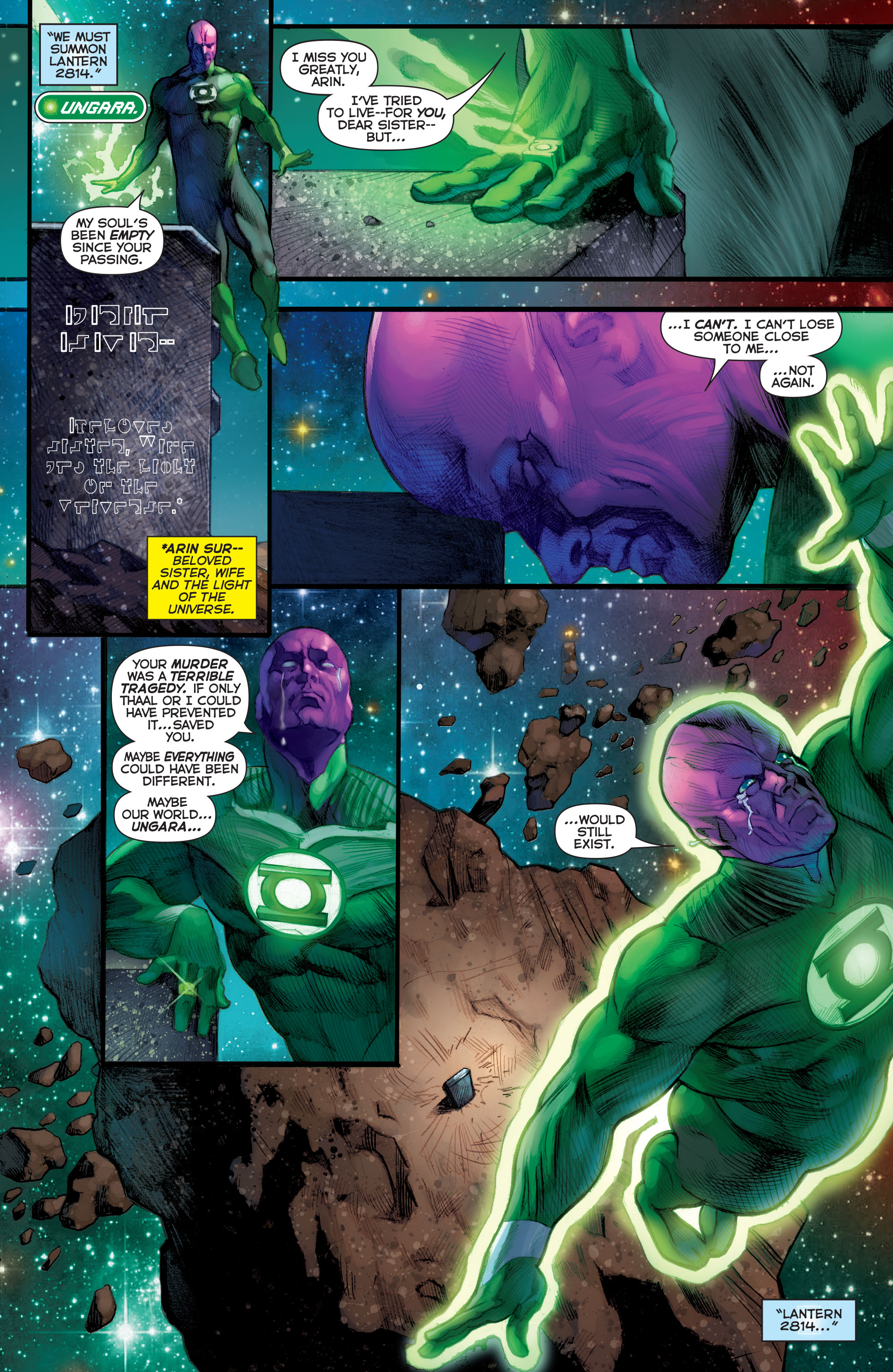 Read online Flashpoint: Abin Sur - The Green Lantern comic -  Issue #1 - 12