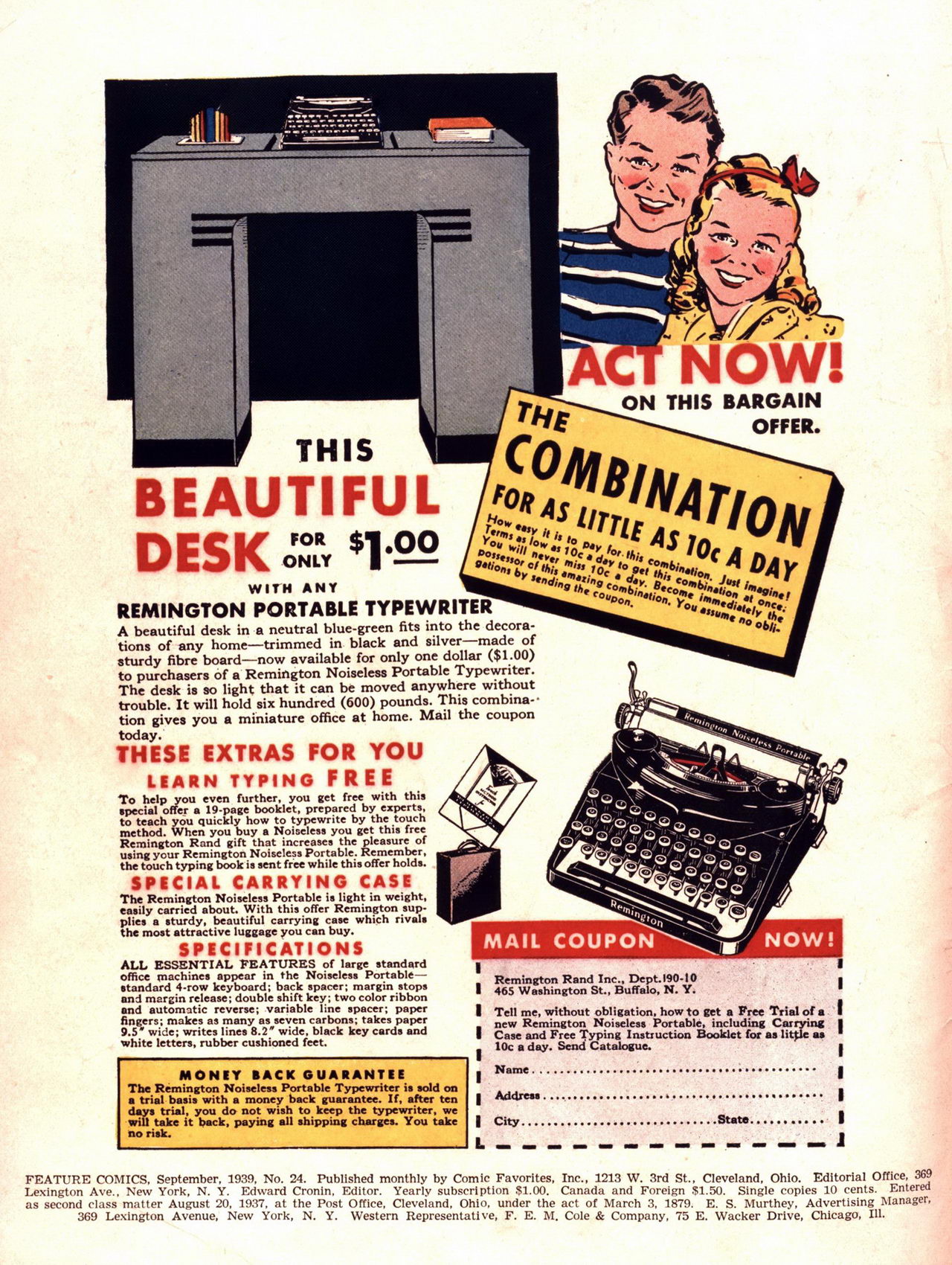 Read online Feature Comics comic -  Issue #24 - 2