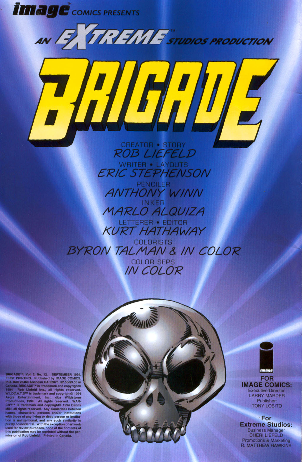 Read online Brigade (1993) comic -  Issue #12 - 2