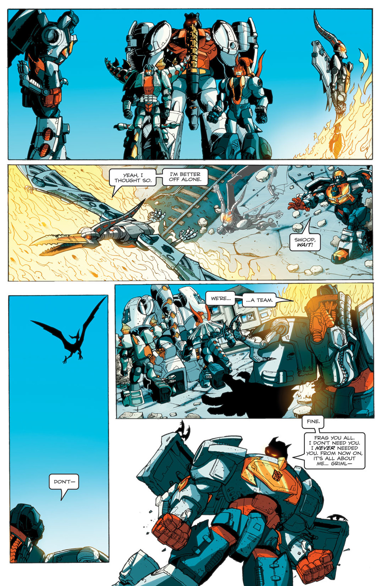 Read online The Transformers: Maximum Dinobots comic -  Issue #3 - 11