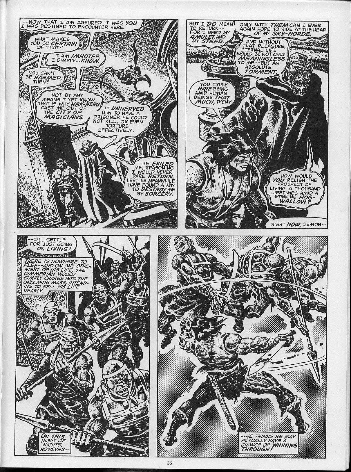 Read online The Savage Sword Of Conan comic -  Issue #202 - 37