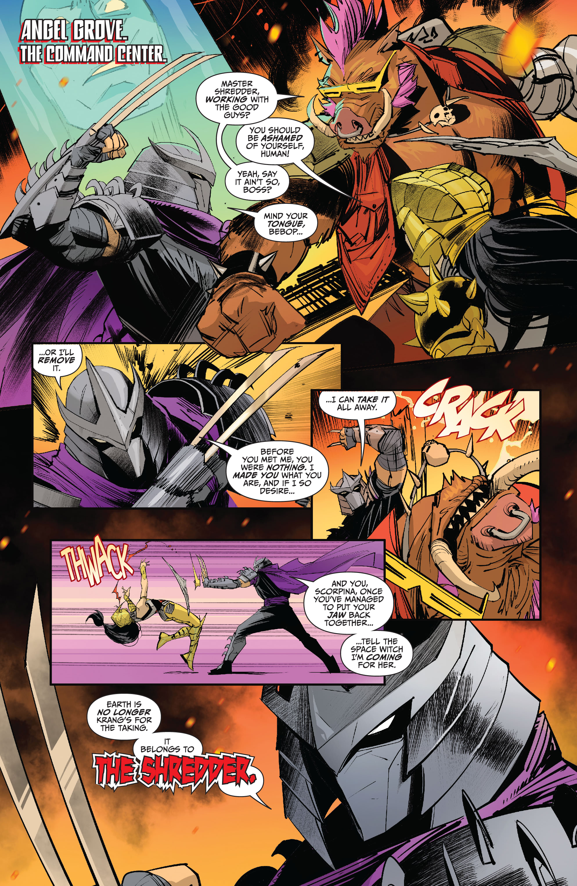Read online Mighty Morphin Power Rangers/ Teenage Mutant Ninja Turtles II comic -  Issue #3 - 3