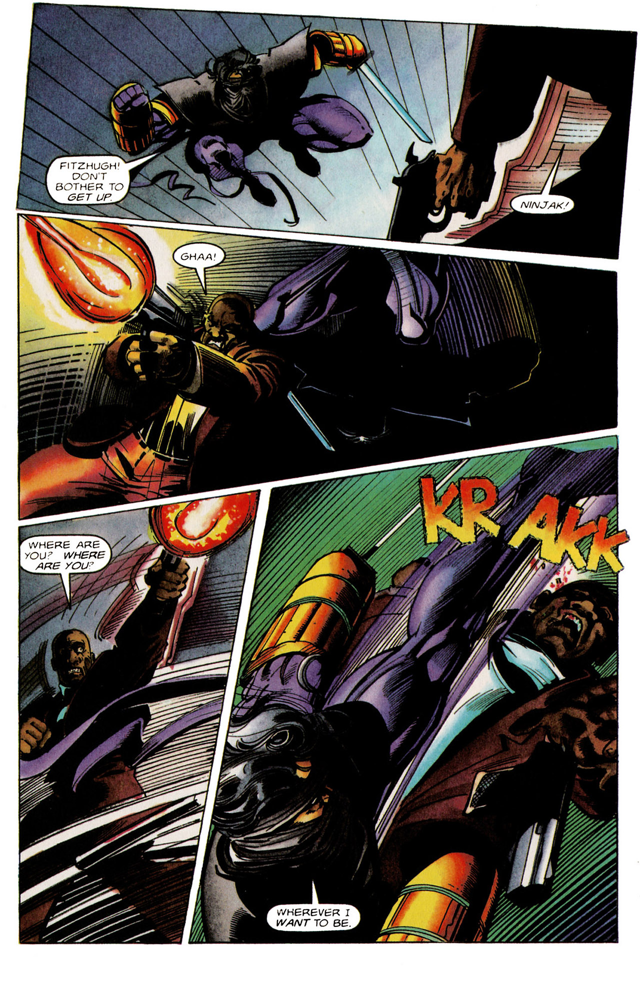 Read online Ninjak (1994) comic -  Issue #8 - 15