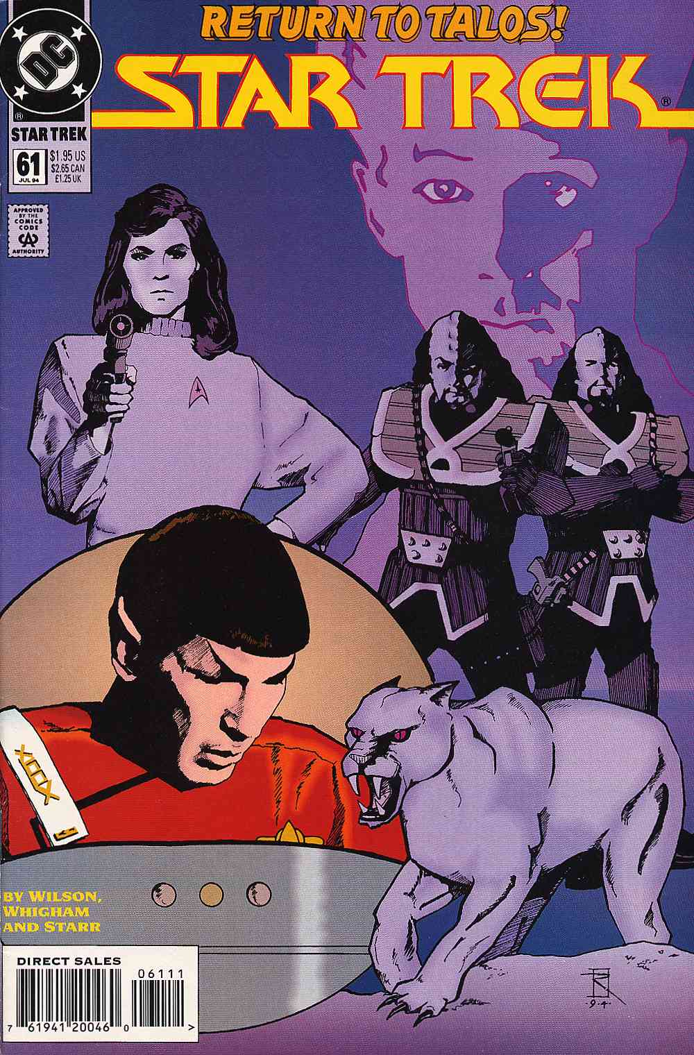Read online Star Trek (1989) comic -  Issue #61 - 1