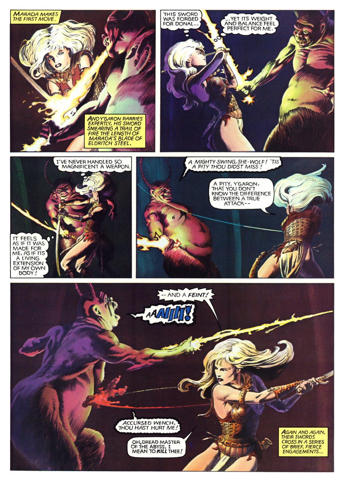 Read online Marvel Graphic Novel comic -  Issue #21 - Marada the She-Wolf - 37