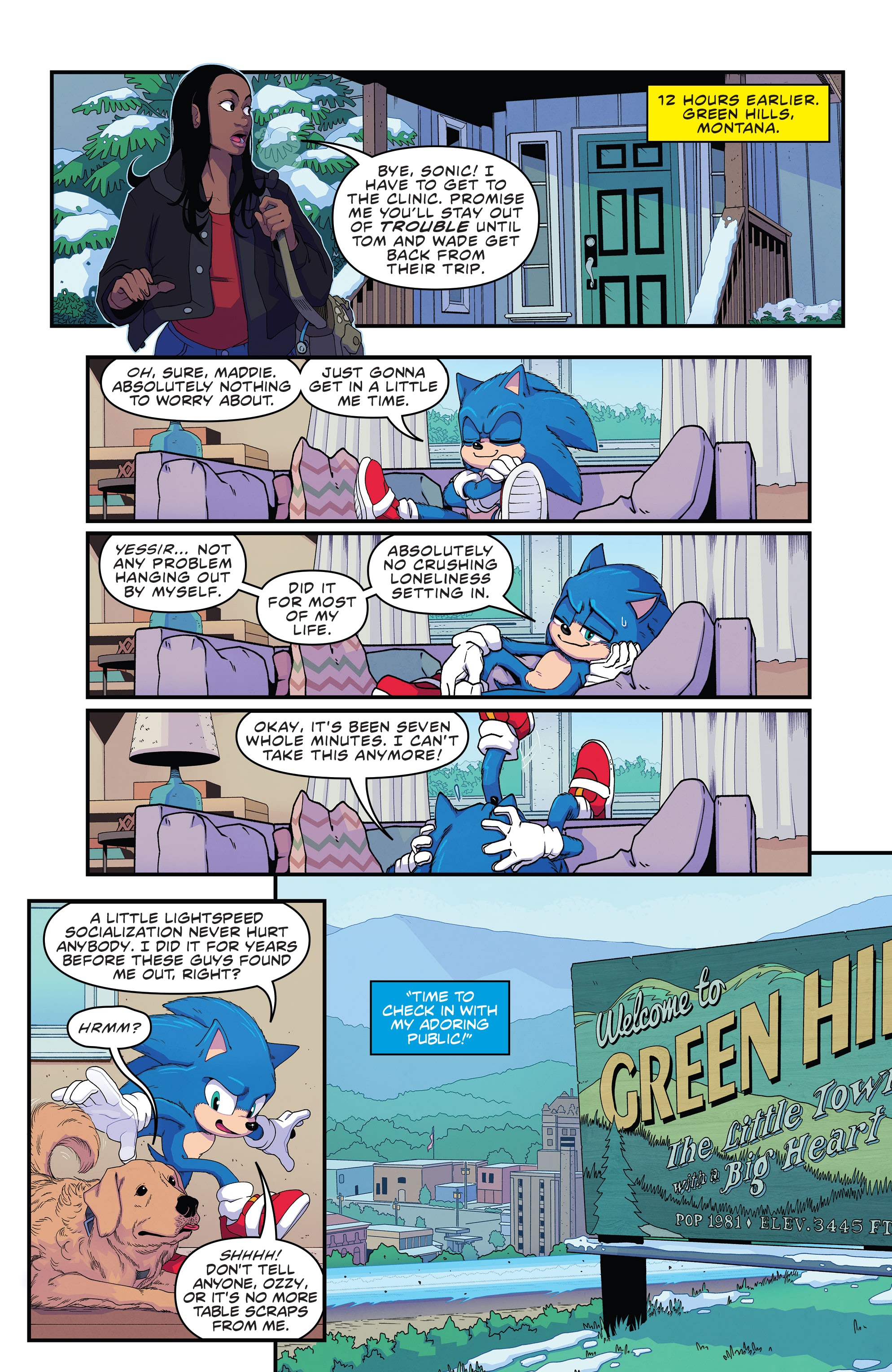 Read online Sonic the Hedgehog 2: The Official Movie Pre-Quill comic -  Issue # Full - 4